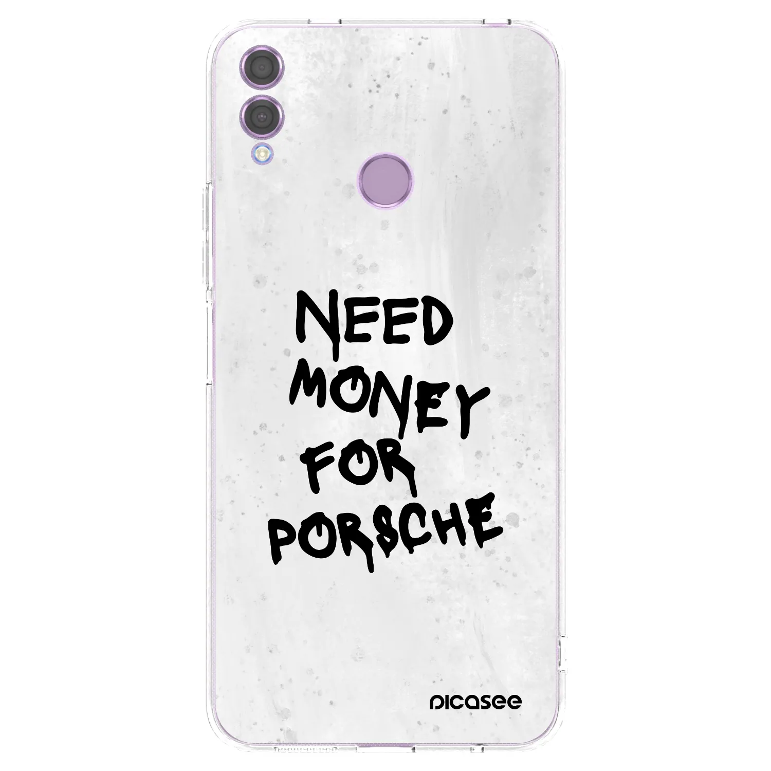 Picasee silikonski prozorni ovitek za Honor 8X - White Dollar