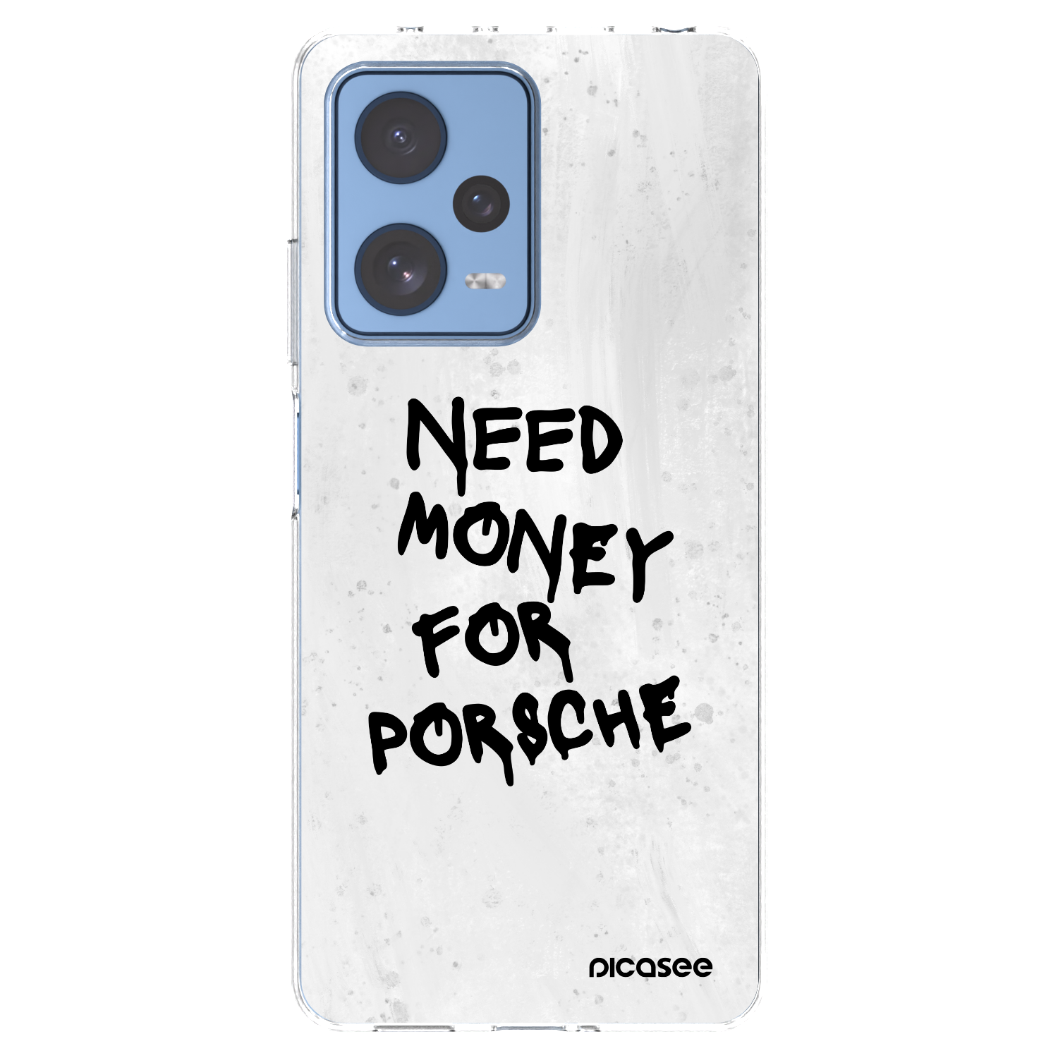 Picasee silikonski prozorni ovitek za Xiaomi Redmi Note 12 Pro 5G - White Dollar