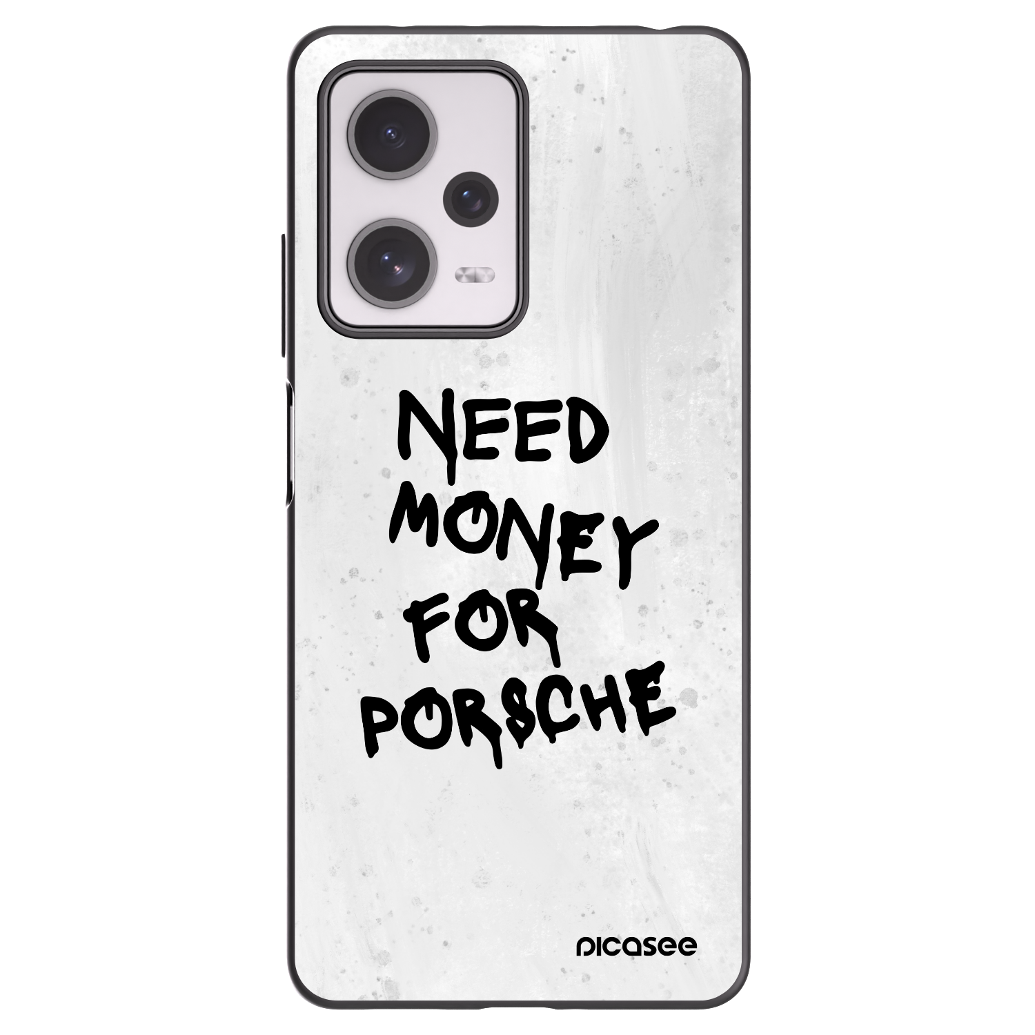Picasee silikonski črni ovitek za Xiaomi Redmi Note 12 Pro+ 5G - White Dollar