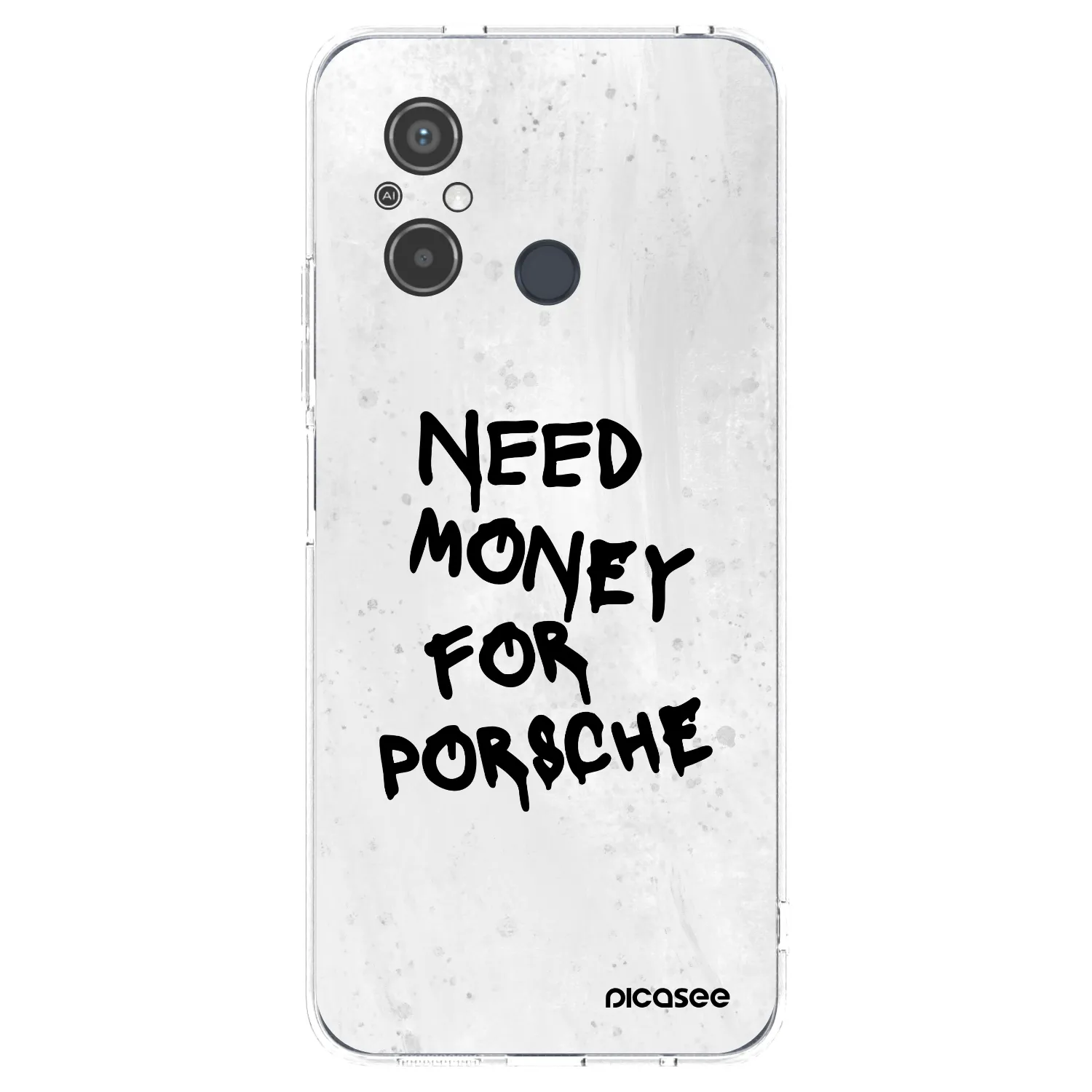 Picasee silikonski prozorni ovitek za Xiaomi Redmi 12C - White Dollar
