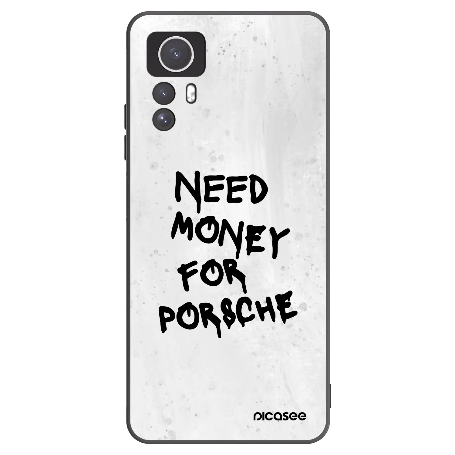 Picasee silikonski črni ovitek za Xiaomi Redmi Note 12S - White Dollar