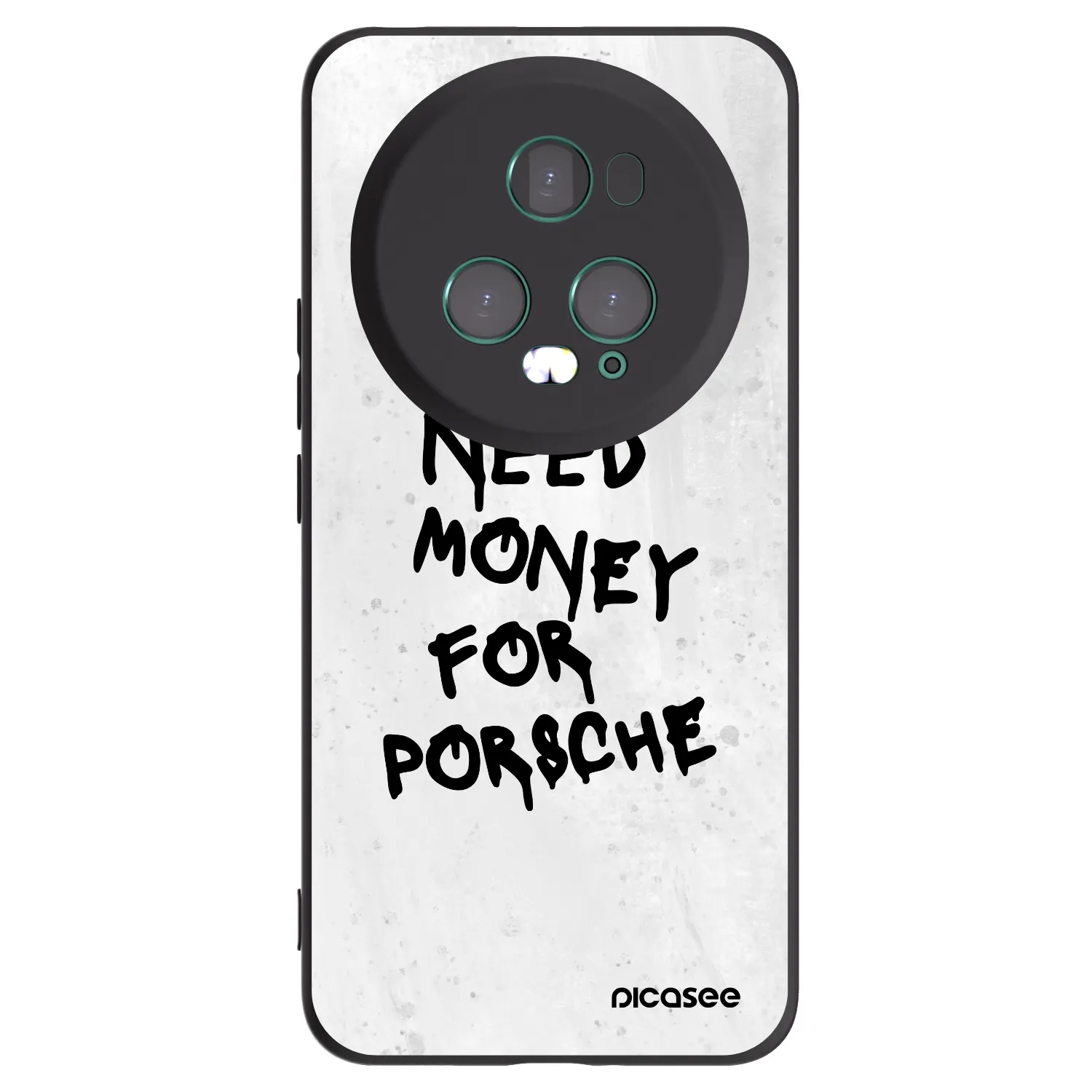 Picasee silikonski črni ovitek za Honor Magic5 Pro - White Dollar