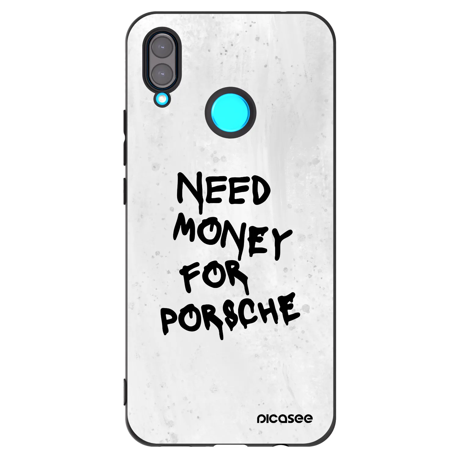 Picasee silikonski črni ovitek za Huawei Nova 3 - White Dollar