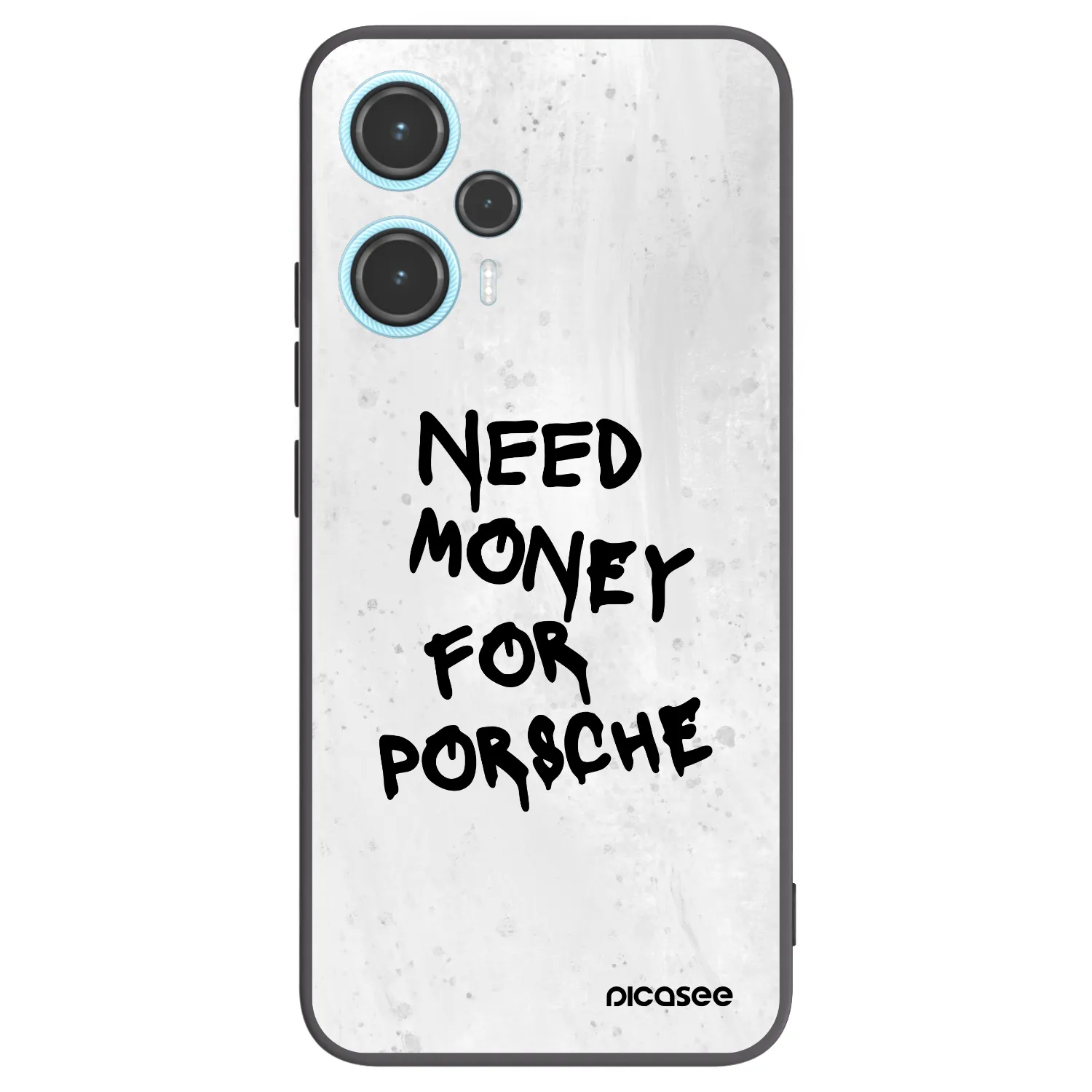 Picasee silikonski črni ovitek za Xiaomi Poco F5 - White Dollar