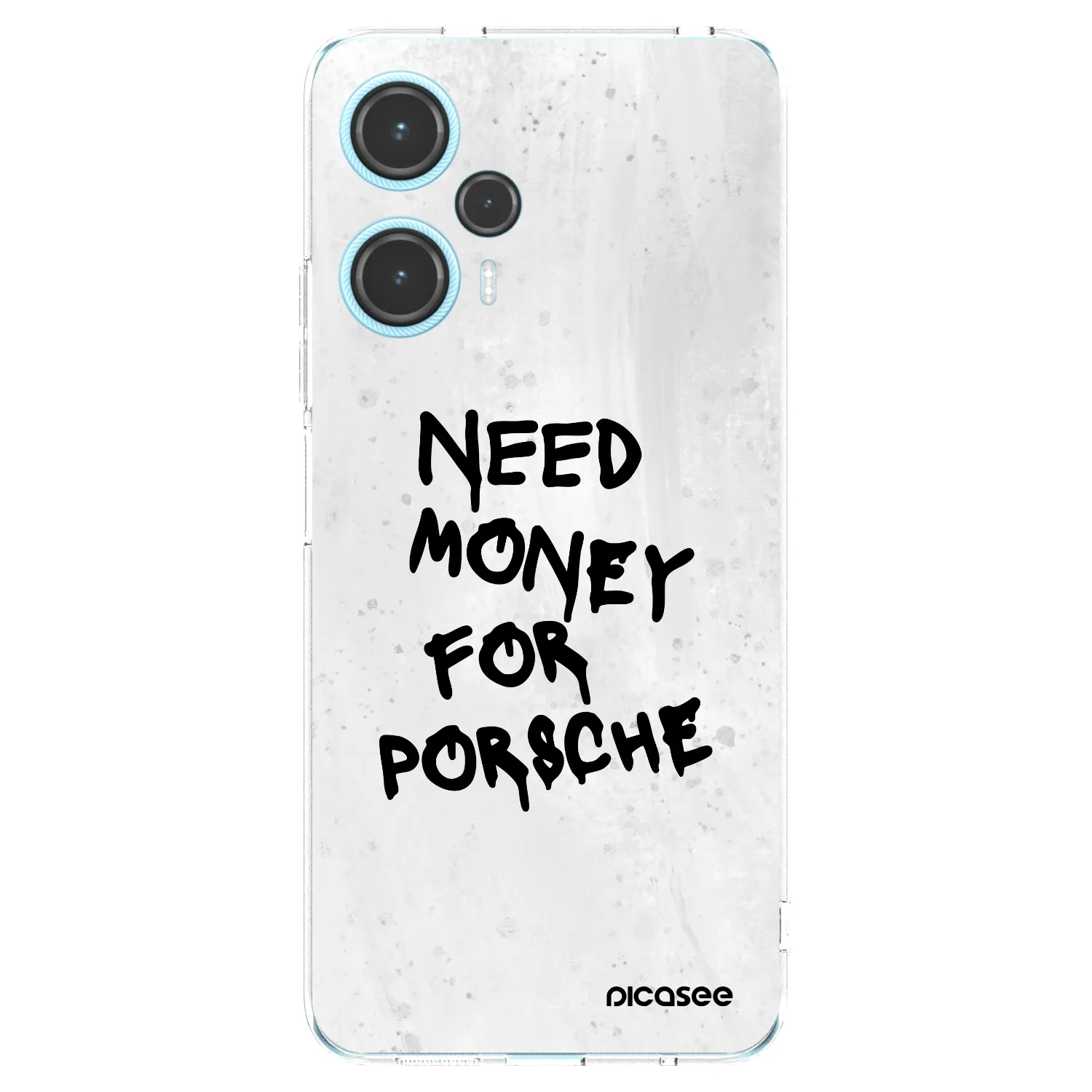 Picasee silikonski prozorni ovitek za Xiaomi Poco F5 - White Dollar