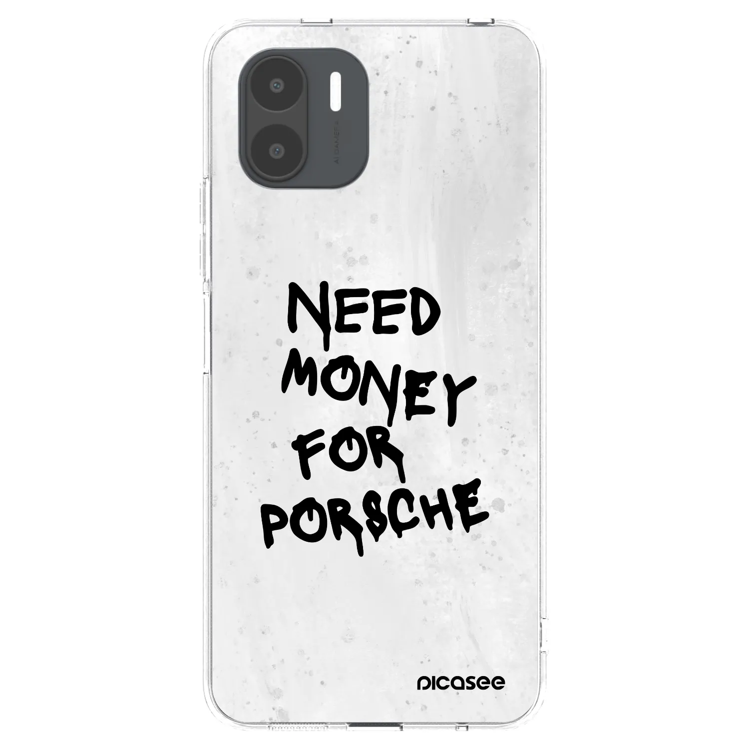 Picasee silikonski prozorni ovitek za Xiaomi Redmi A2 - White Dollar