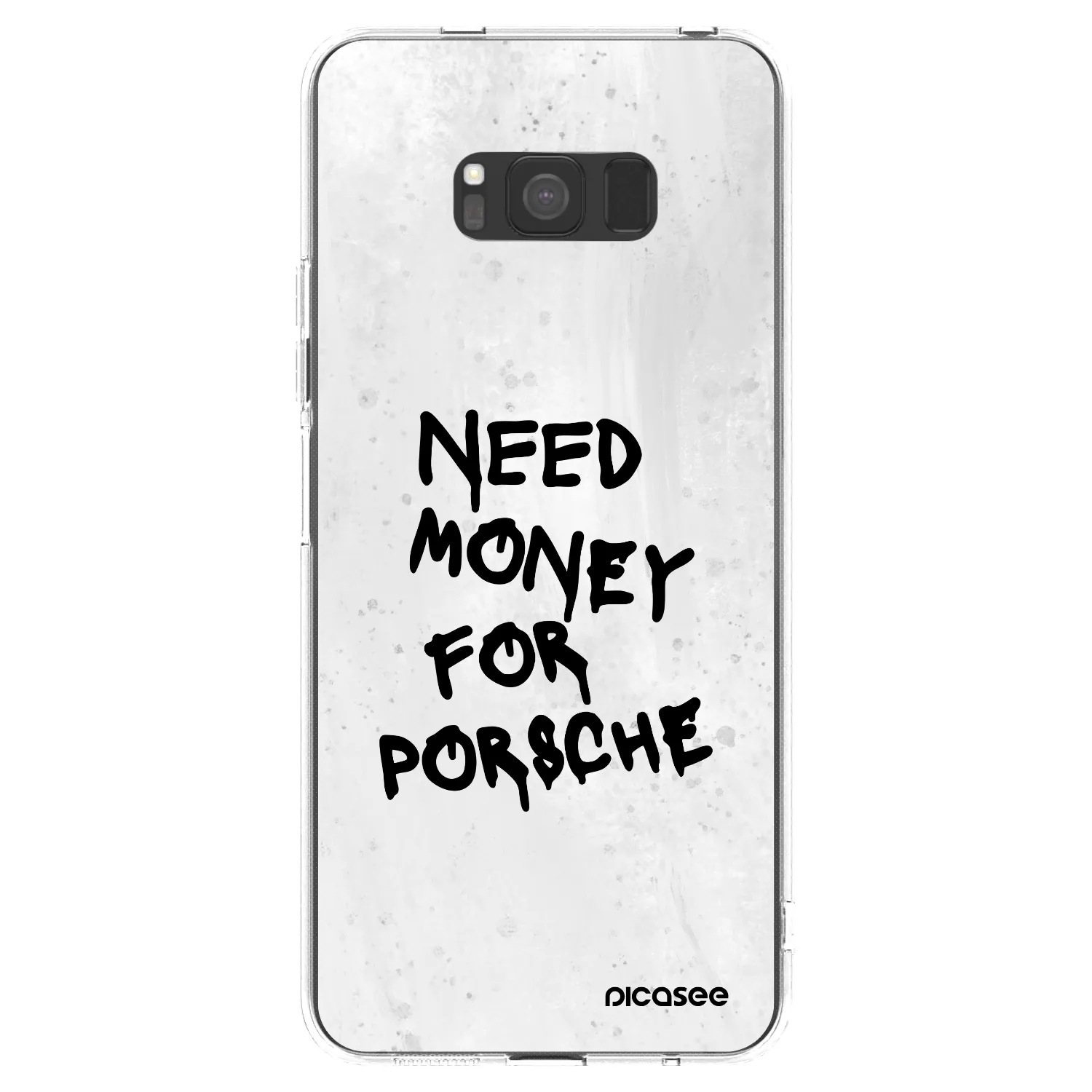Picasee silikonski prozorni ovitek za Samsung Galaxy S8 G950F - White Dollar