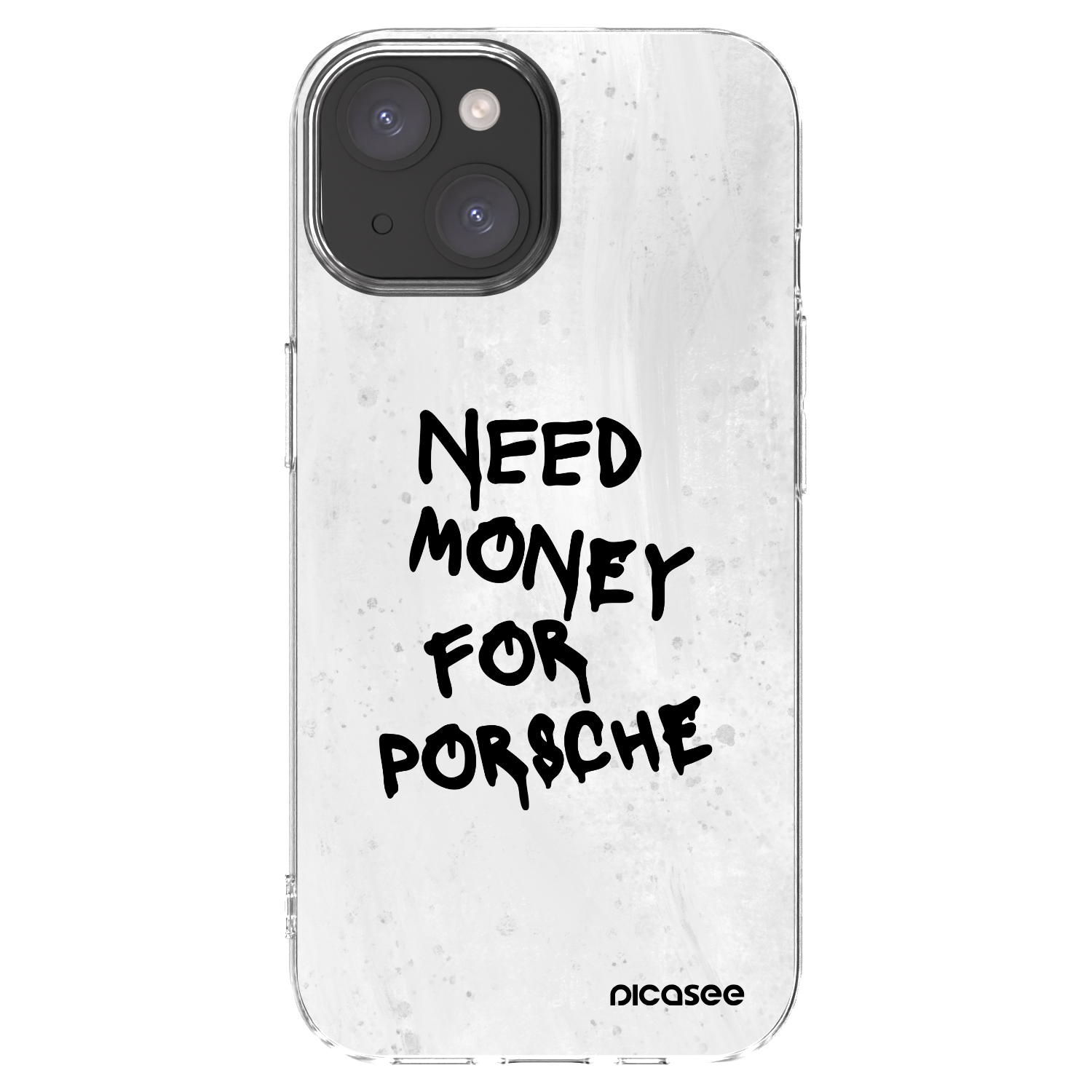 Picasee silikonski prozorni ovitek za Apple iPhone 15 - White Dollar