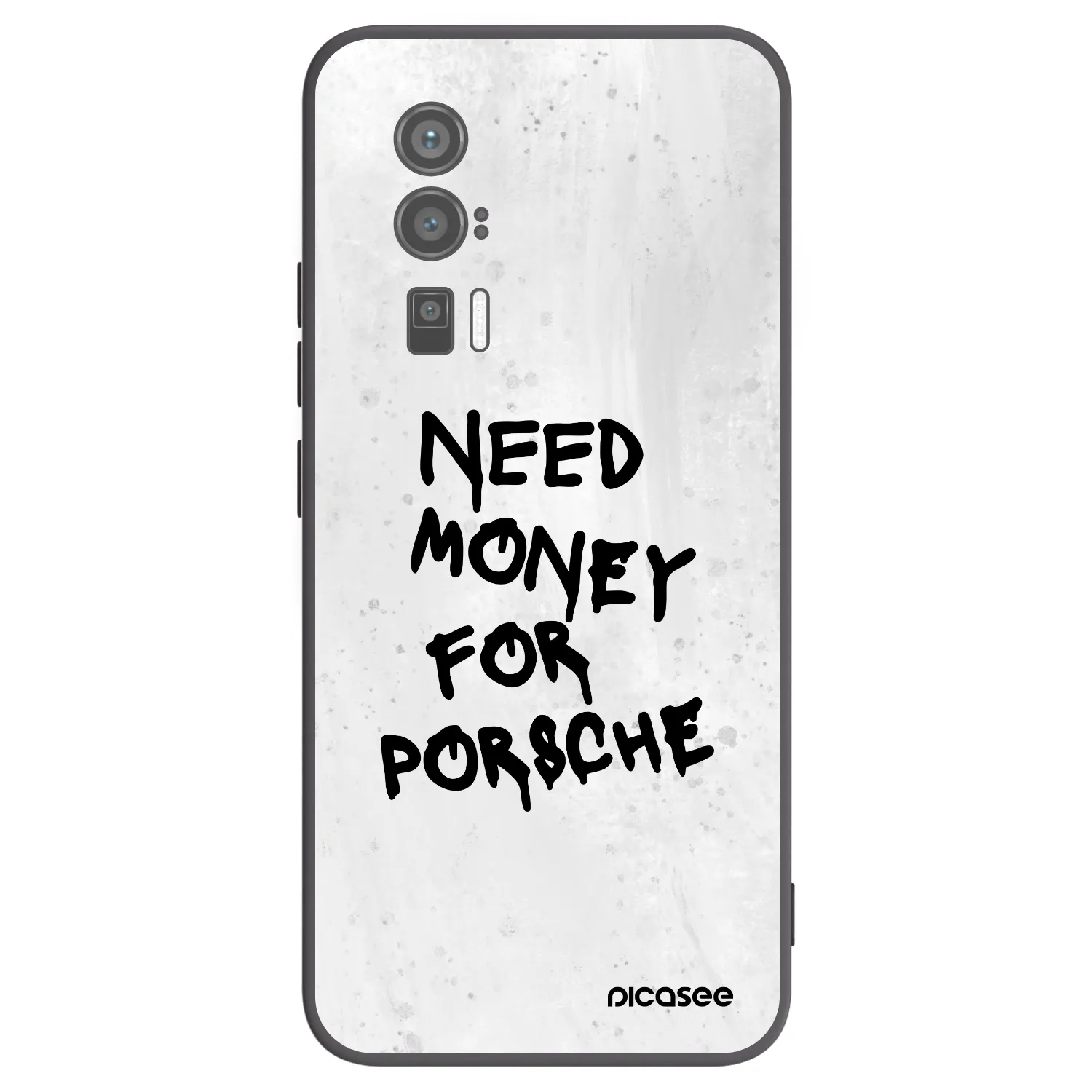 Picasee silikonski črni ovitek za Xiaomi Poco F5 Pro 5G - White Dollar