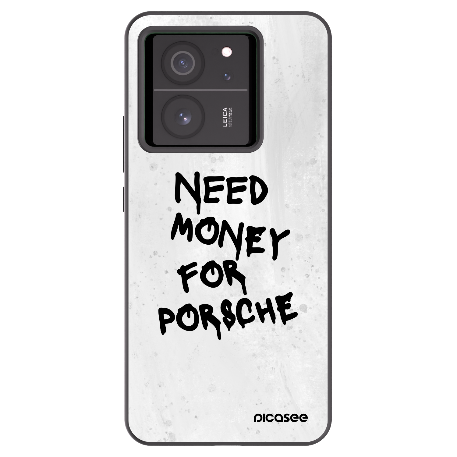 Picasee silikonski črni ovitek za Xiaomi 13T - White Dollar
