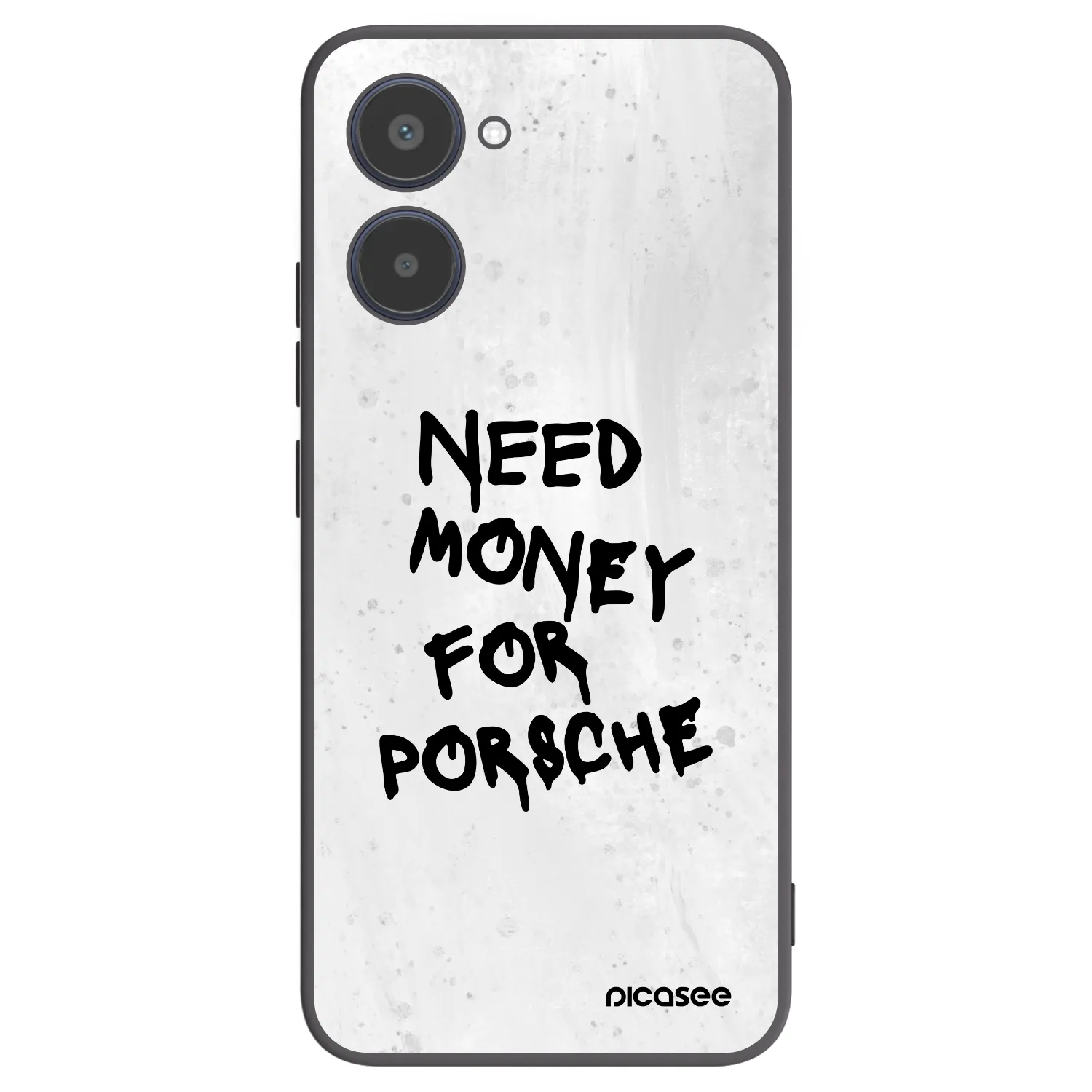 Picasee silikonski črni ovitek za Realme 10 4G - White Dollar