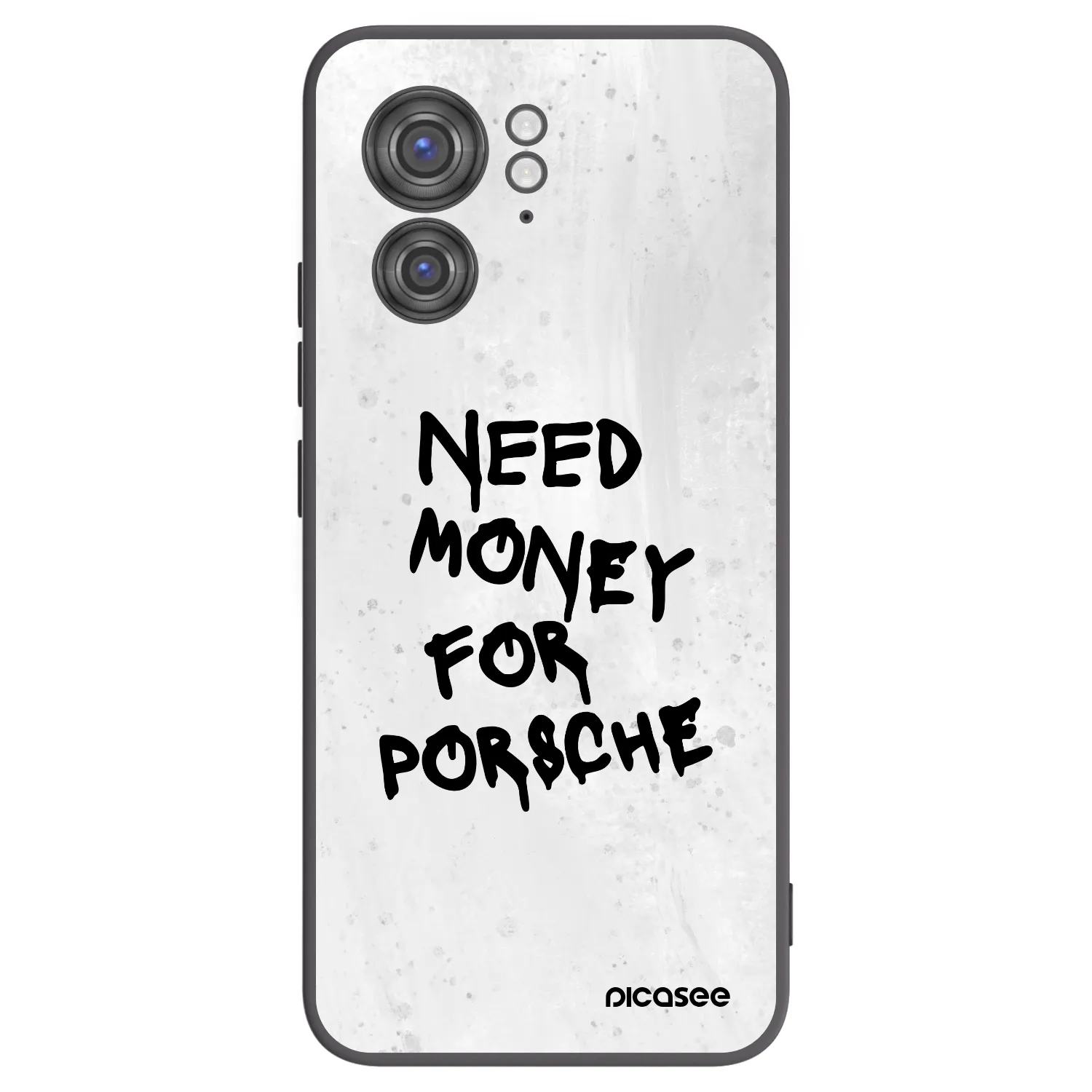 Picasee silikonski črni ovitek za Motorola Edge 40 - White Dollar