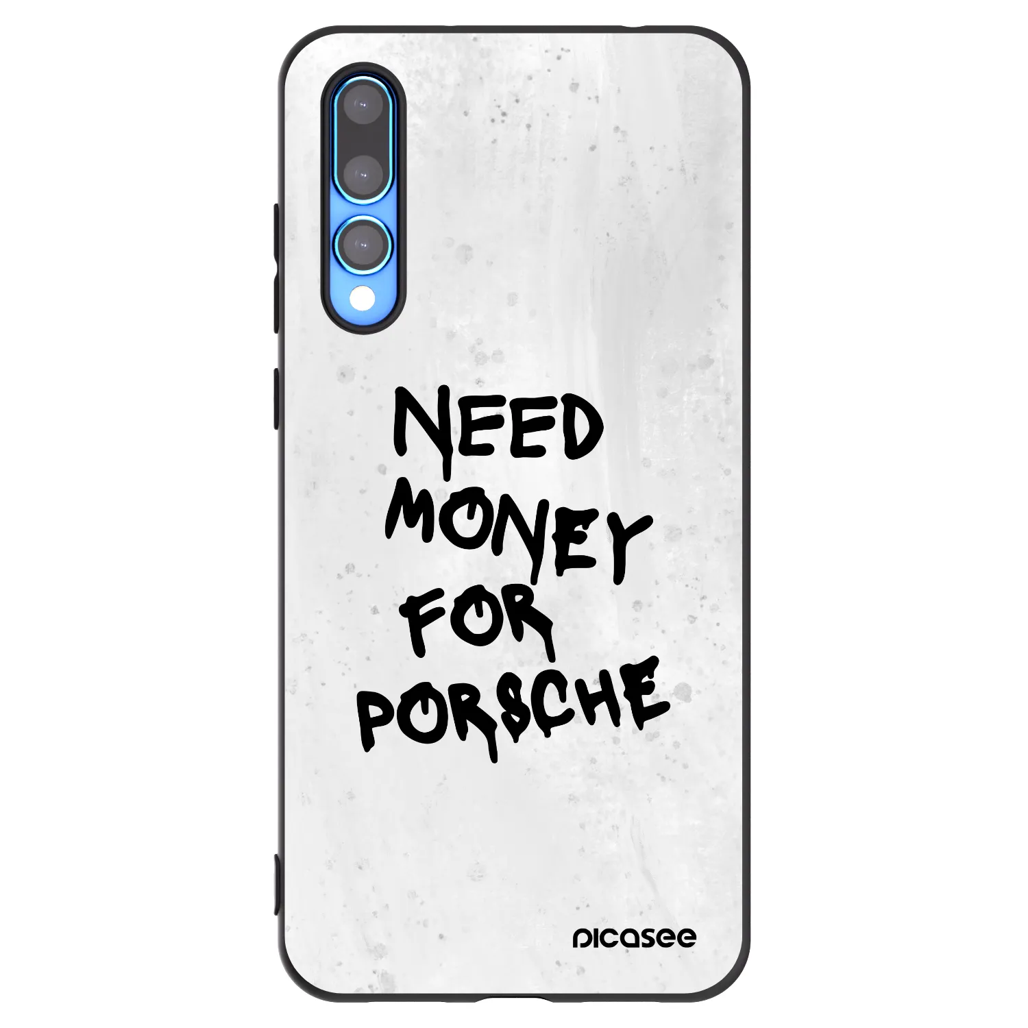 Picasee silikonski črni ovitek za Huawei P20 Pro - White Dollar