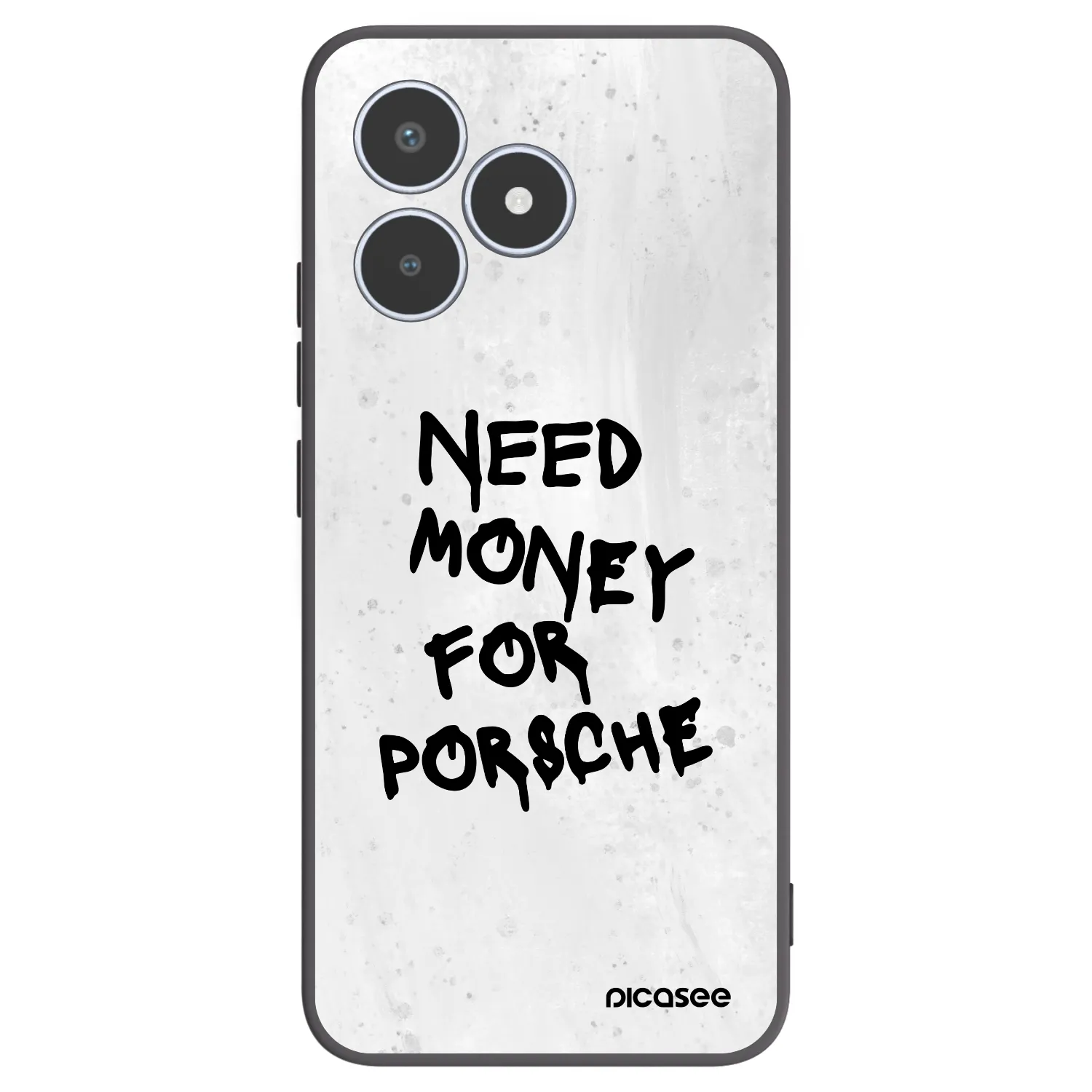 Picasee silikonski črni ovitek za Realme C53 - White Dollar