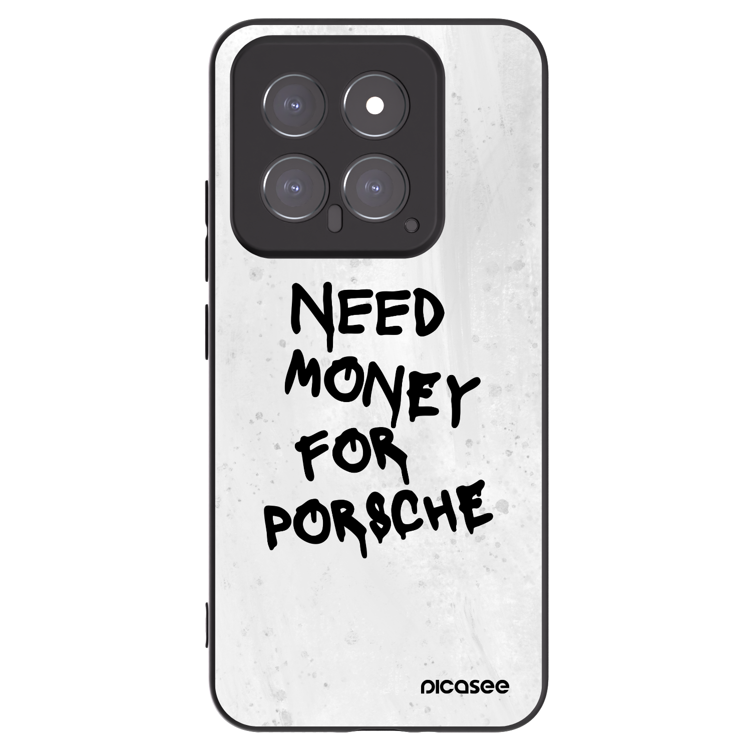 Picasee silikonski črni ovitek za Xiaomi 14 - White Dollar