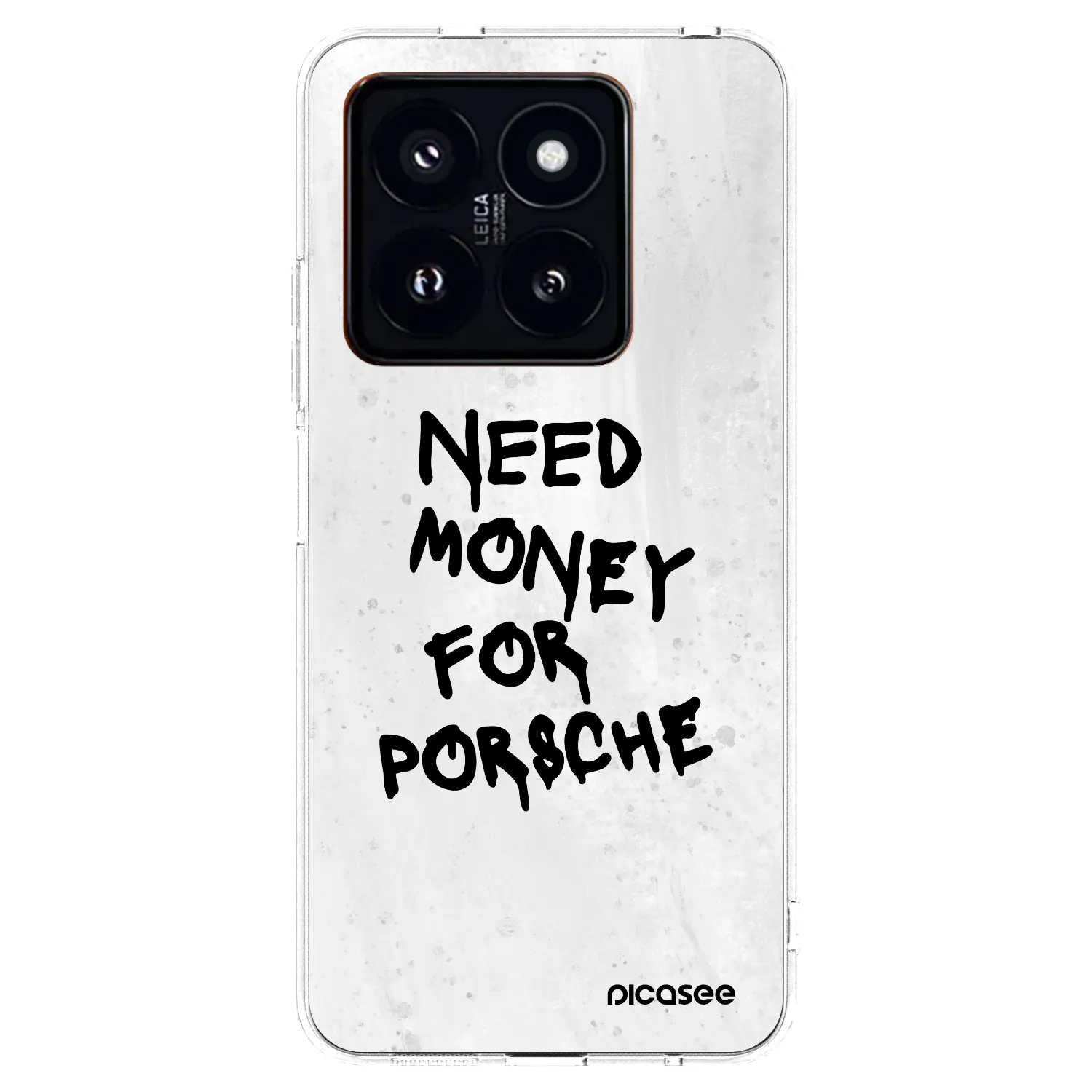 Picasee silikonski prozorni ovitek za Xiaomi 14 Pro - White Dollar
