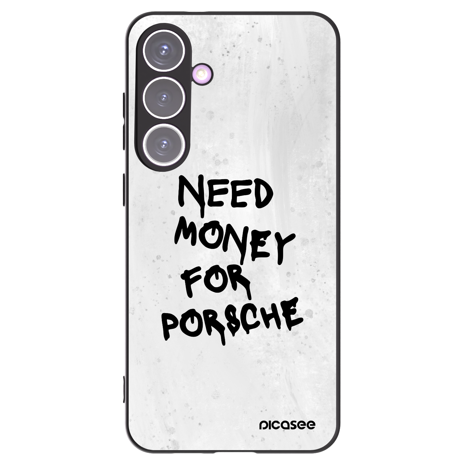 Picasee silikonski črni ovitek za Samsung Galaxy S24+ S926B 5G - White Dollar