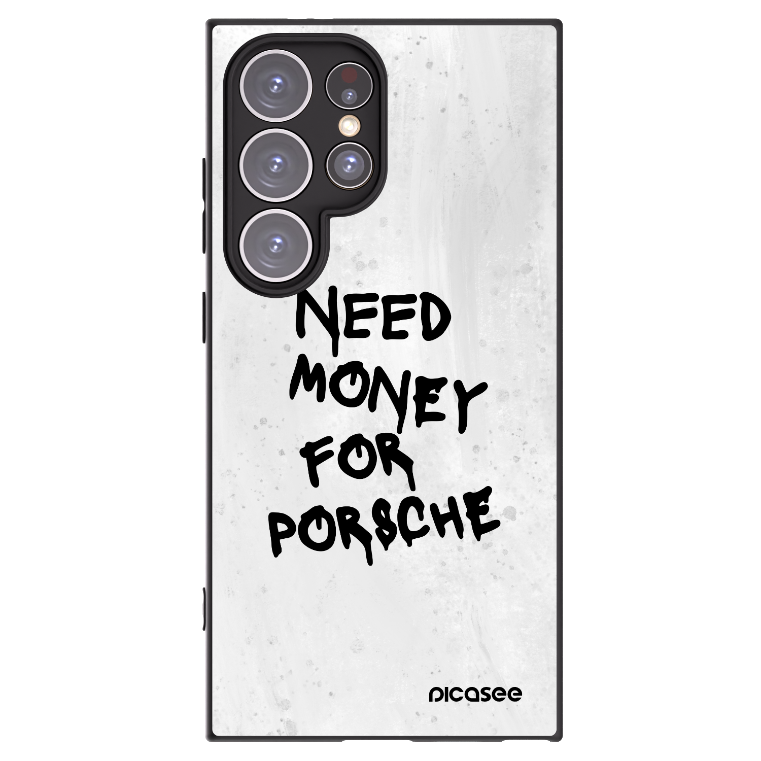 Picasee silikonski črni ovitek za Samsung Galaxy S24 Ultra S928B 5G - White Dollar