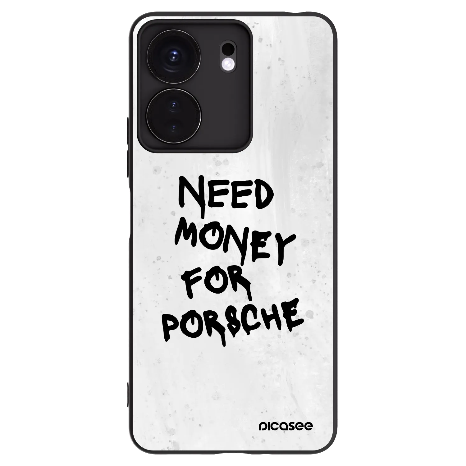 Picasee silikonski črni ovitek za Xiaomi Redmi 13C 4G - White Dollar