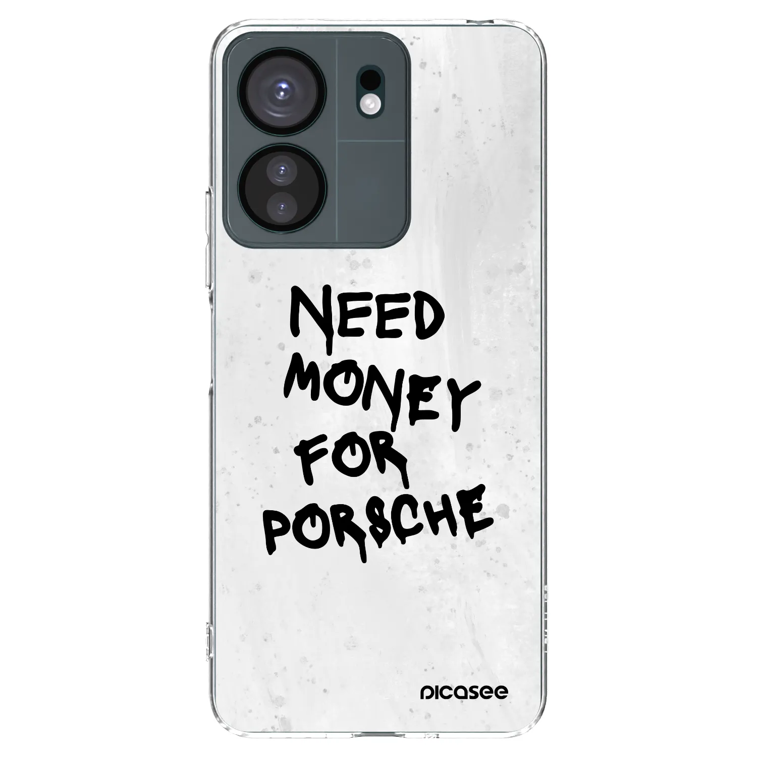Picasee silikonski prozorni ovitek za Xiaomi Redmi 13C 4G - White Dollar