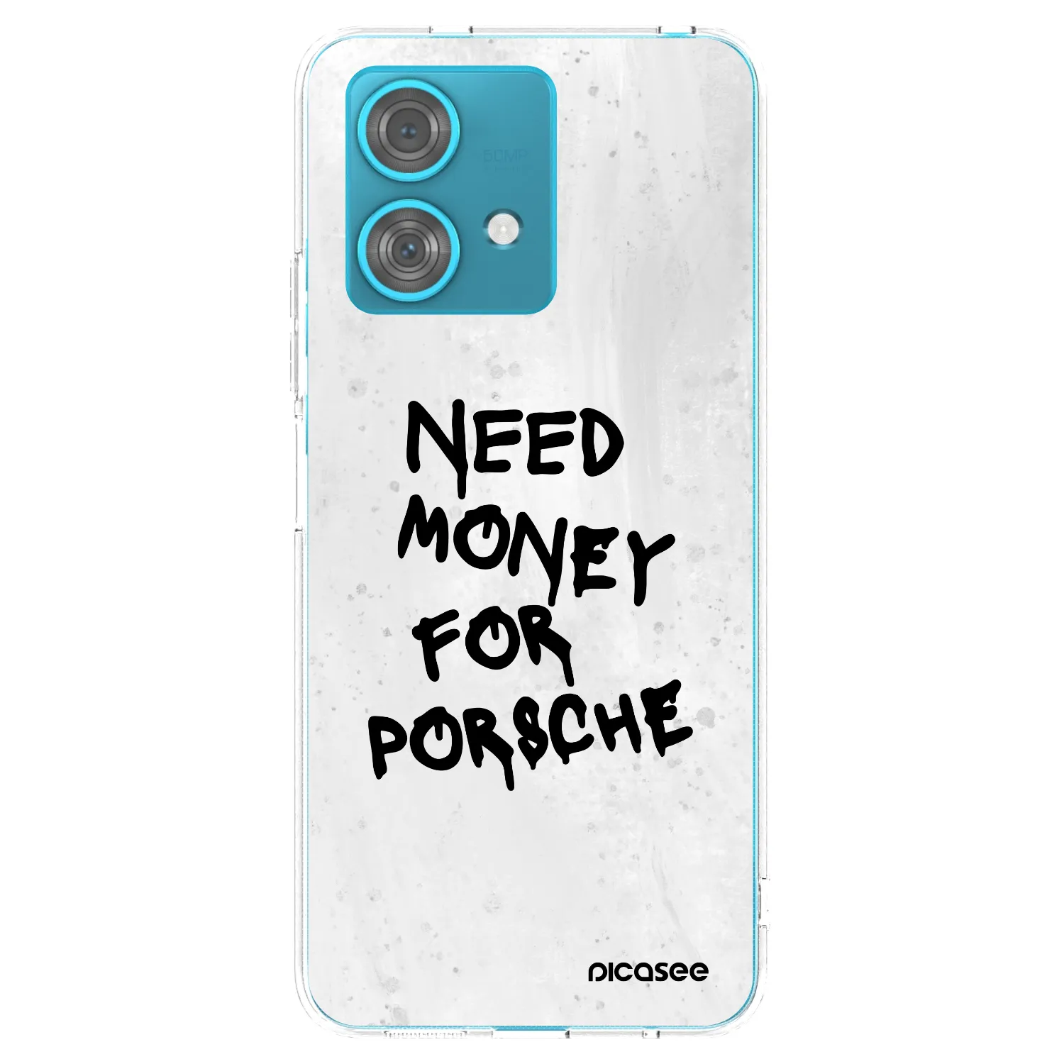 Picasee silikonski prozorni ovitek za Motorola Edge 40 Neo - White Dollar