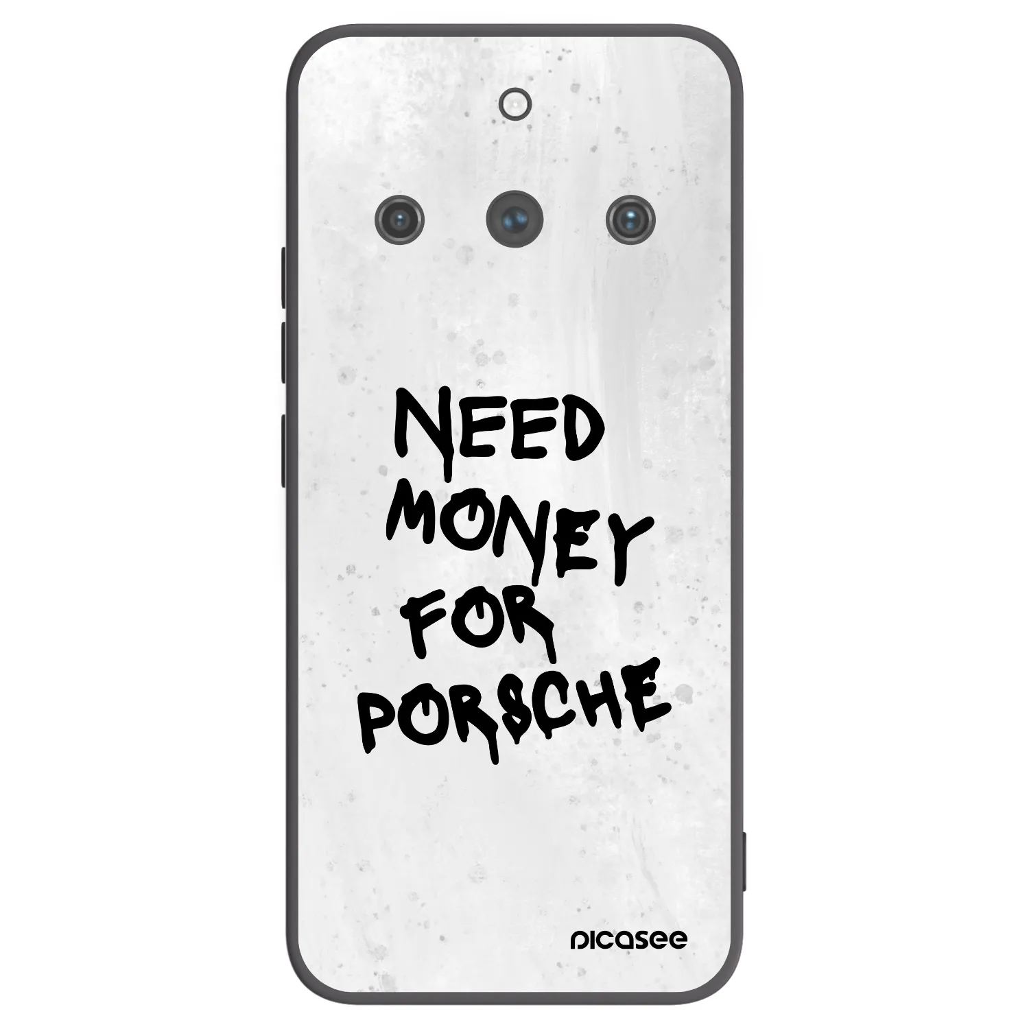 Picasee silikonski črni ovitek za Realme 11 Pro+ - White Dollar