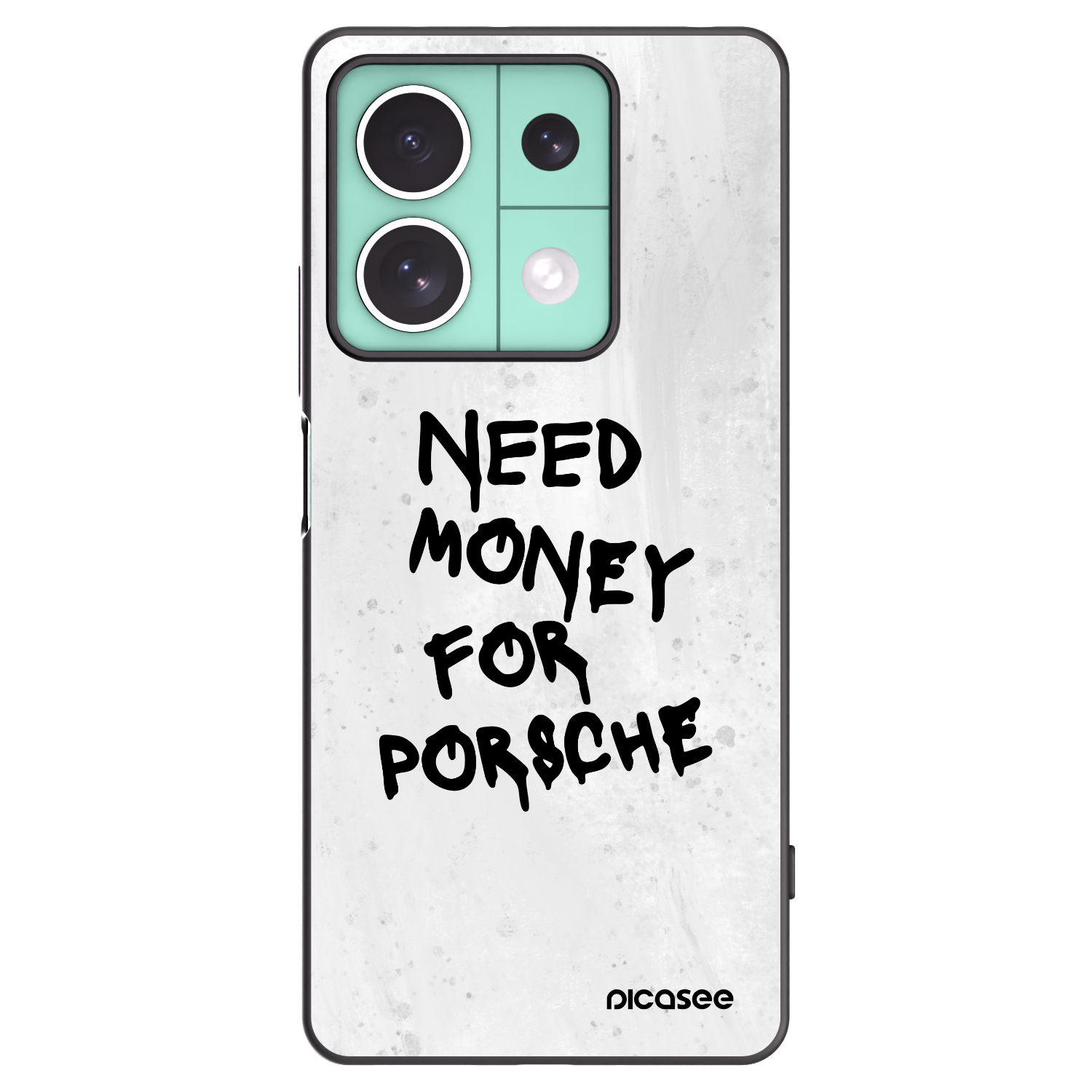Picasee silikonski črni ovitek za Xiaomi Redmi Note 13 5G - White Dollar