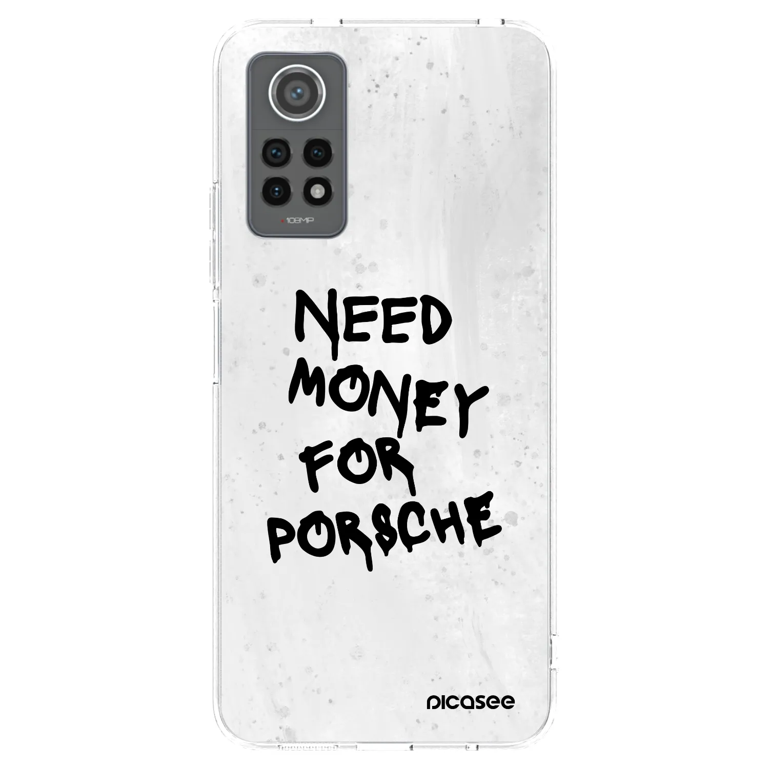 Picasee silikonski prozorni ovitek za Xiaomi Redmi Note 12 Pro 4G - White Dollar