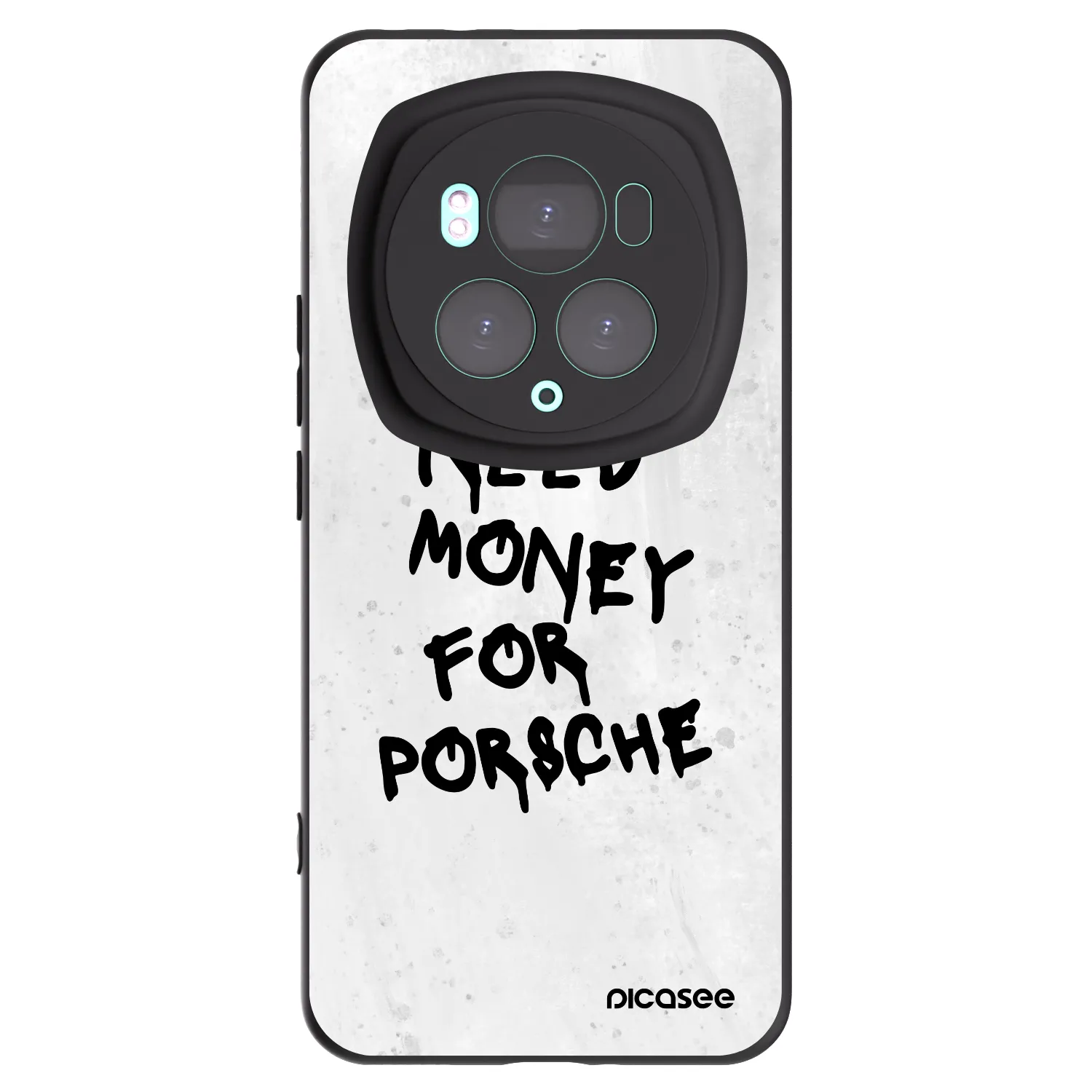 Picasee silikonski črni ovitek za Honor Magic6 Pro - White Dollar