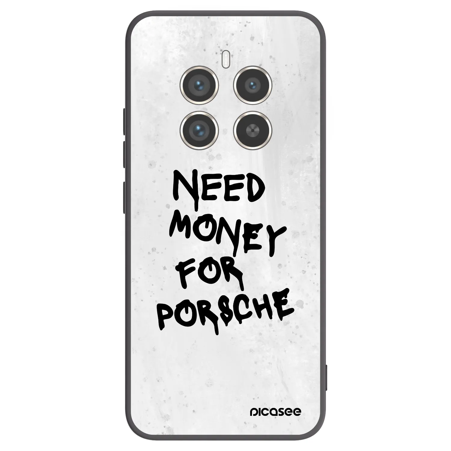Picasee silikonski črni ovitek za Realme 12 Pro 5G - White Dollar