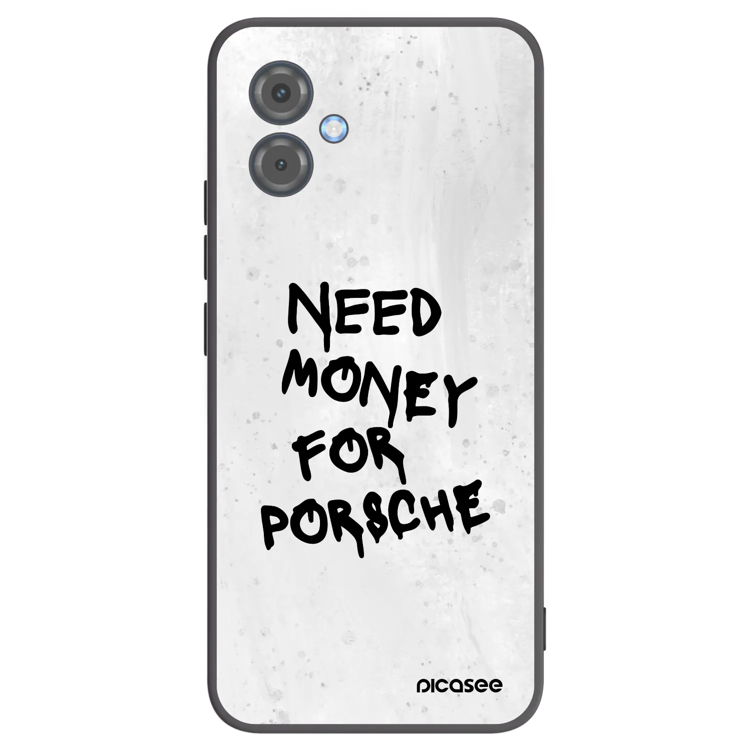 Picasee silikonski črni ovitek za Motorola Moto G14 - White Dollar