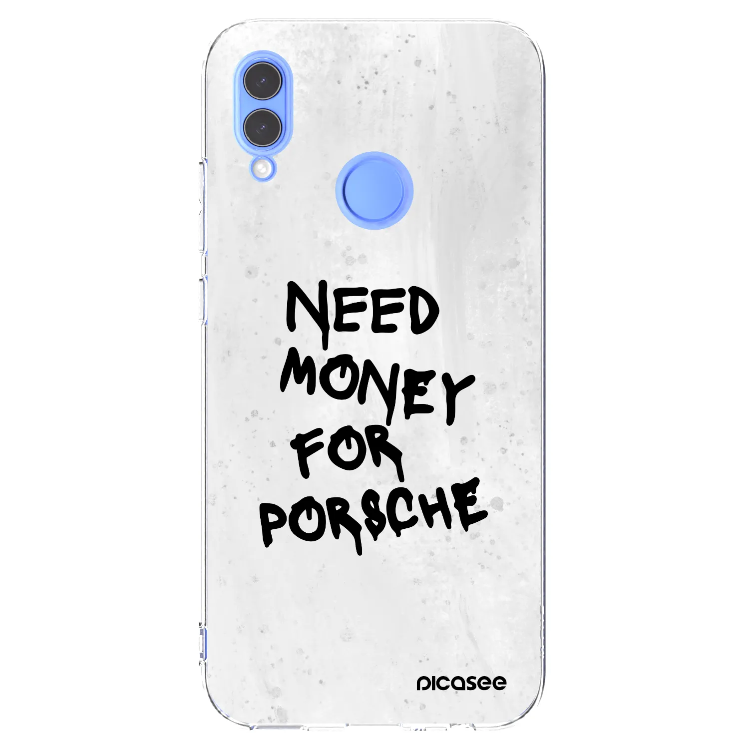 Picasee silikonski prozorni ovitek za Huawei P Smart 2019 - White Dollar