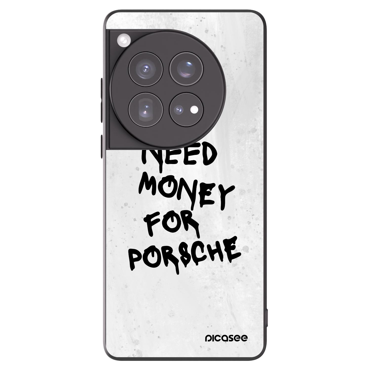 Picasee silikonski črni ovitek za OnePlus 12 5G - White Dollar