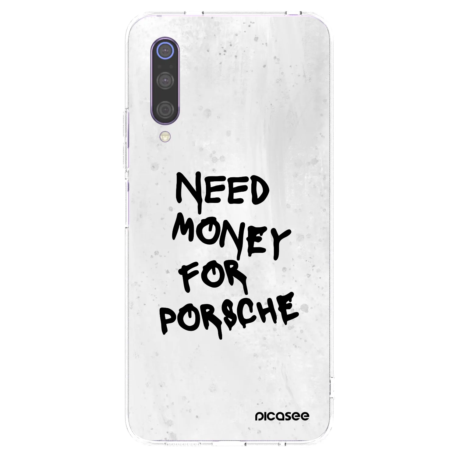 Picasee silikonski prozorni ovitek za Xiaomi Mi 9 - White Dollar