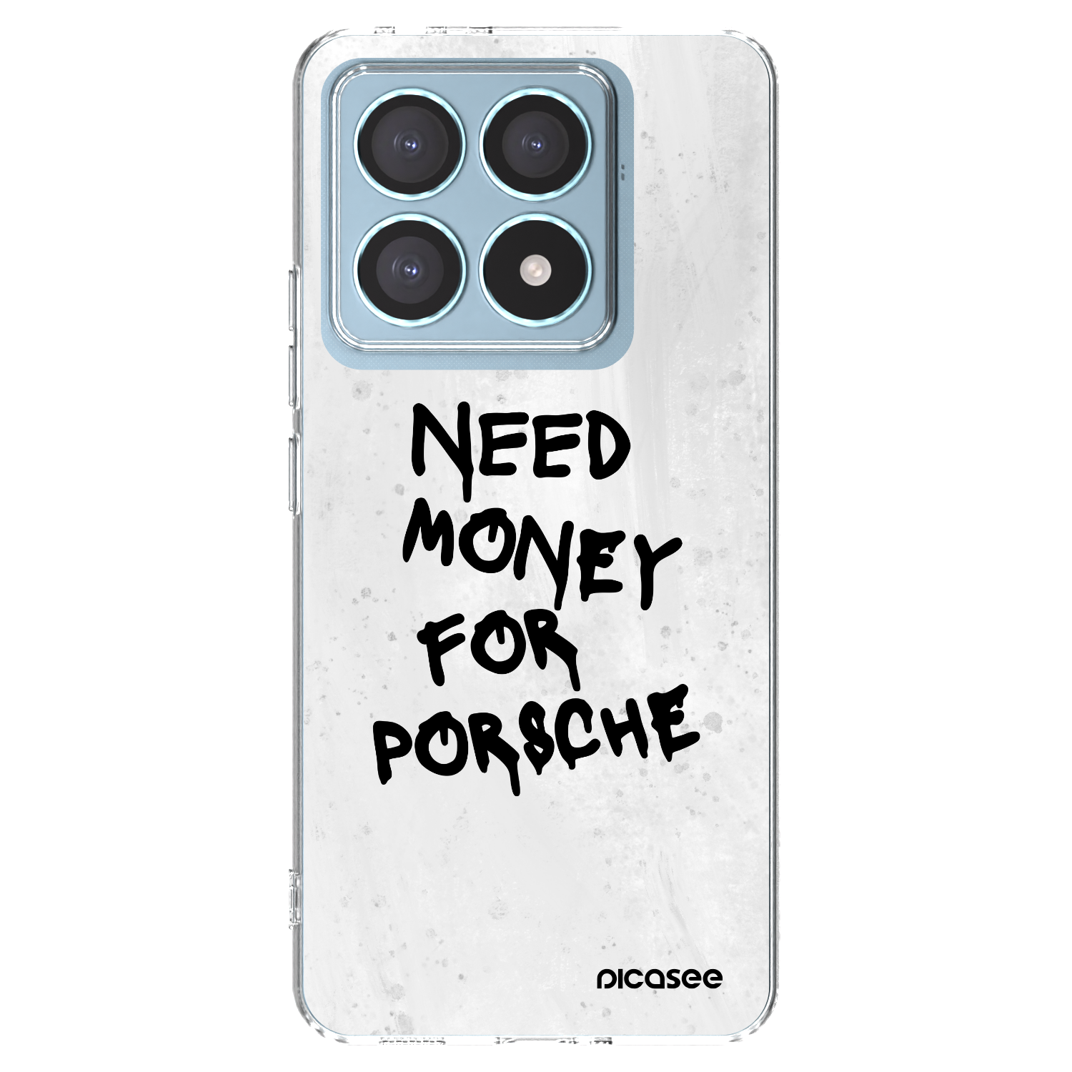 Picasee silikonski prozorni ovitek za Xiaomi 14T Pro - White Dollar