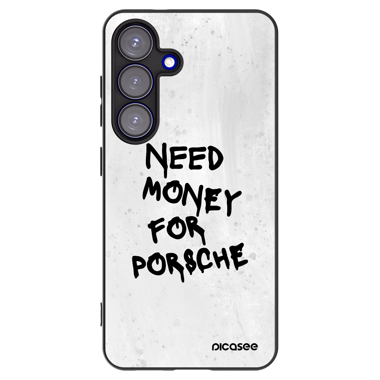 Picasee silikonski črni ovitek za Samsung Galaxy S25 5G - White Dollar