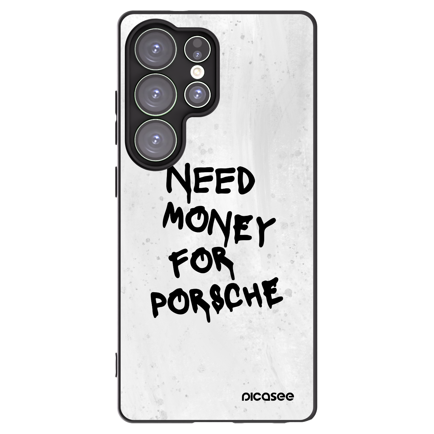 Picasee silikonski črni ovitek za Samsung Galaxy S25 Ultra 5G - White Dollar