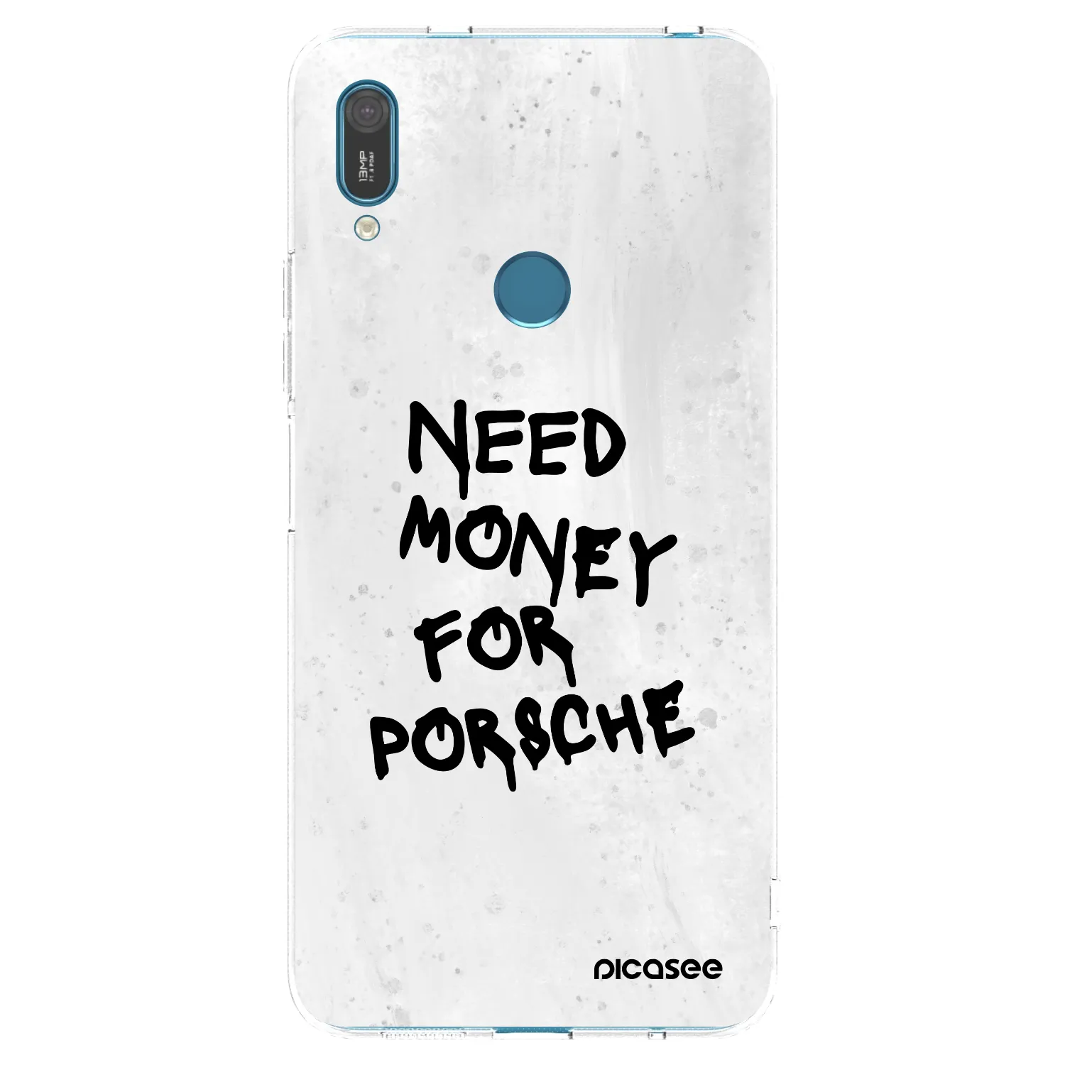 Picasee silikonski prozorni ovitek za Huawei Y7 2019 - White Dollar
