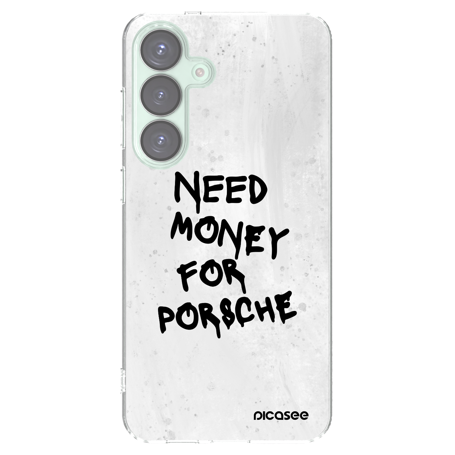 Picasee silikonski prozorni ovitek za Samsung Galaxy S25+ 5G - White Dollar