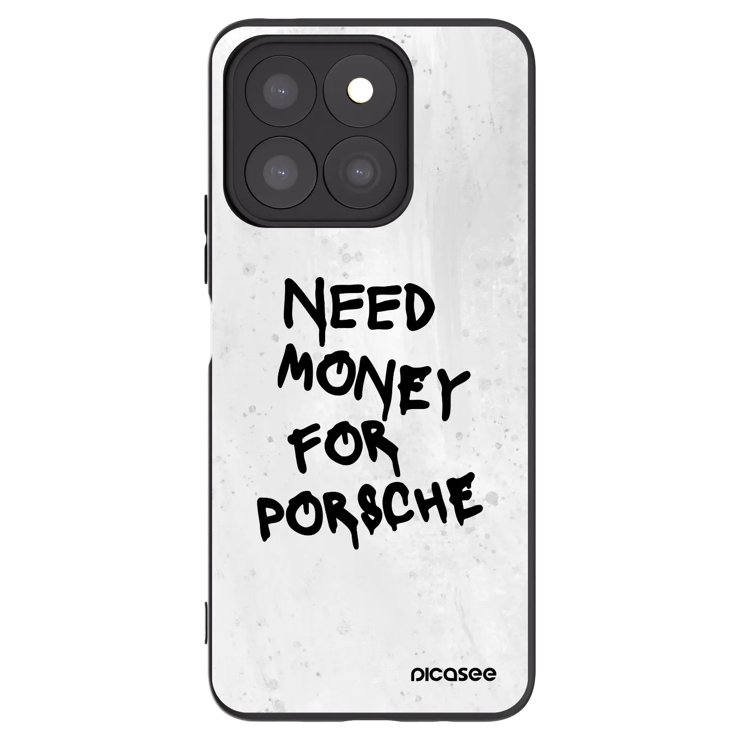 Picasee silikonski črni ovitek za Honor X8c - White Dollar