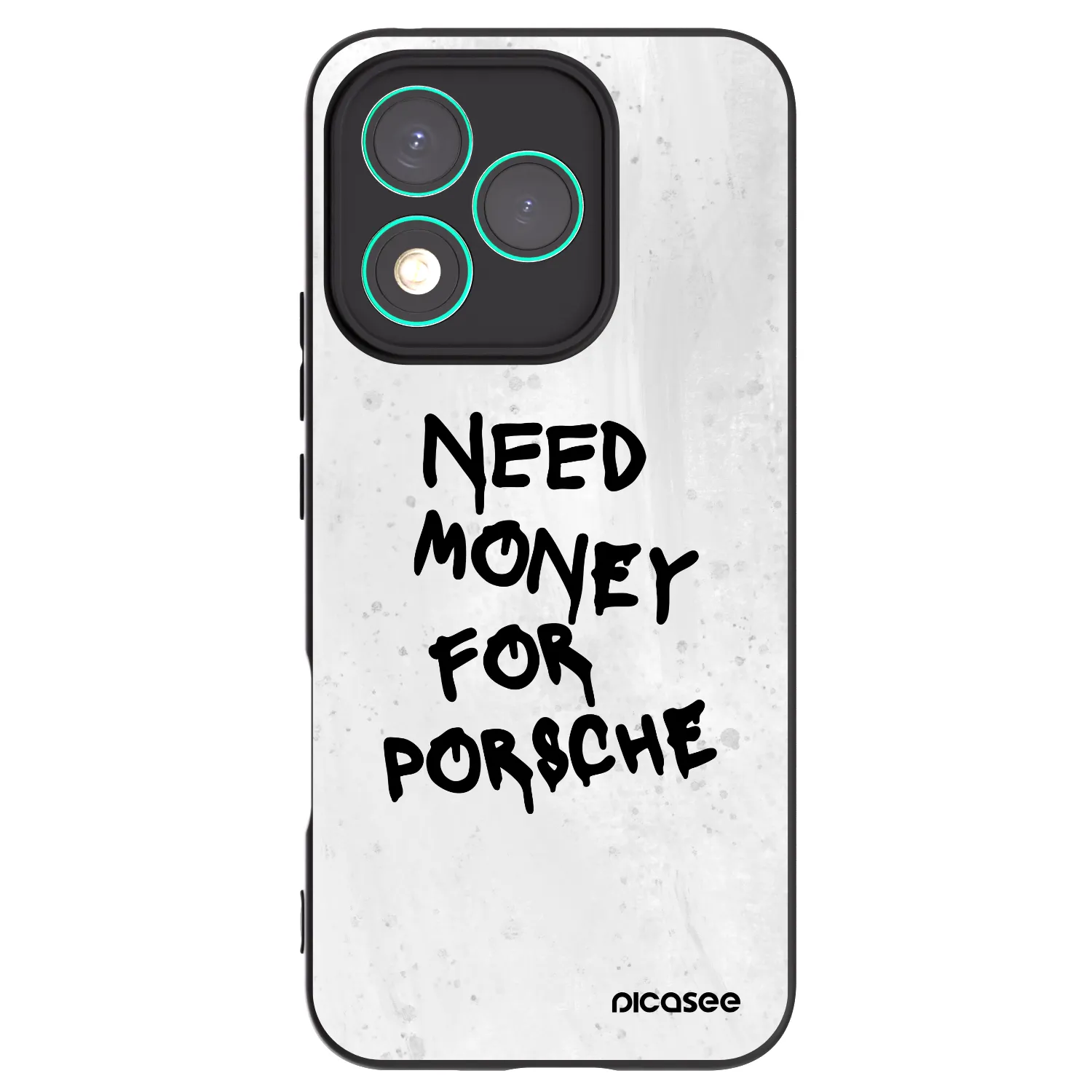 Picasee silikonski črni ovitek za Honor 400 Lite 5G - White Dollar