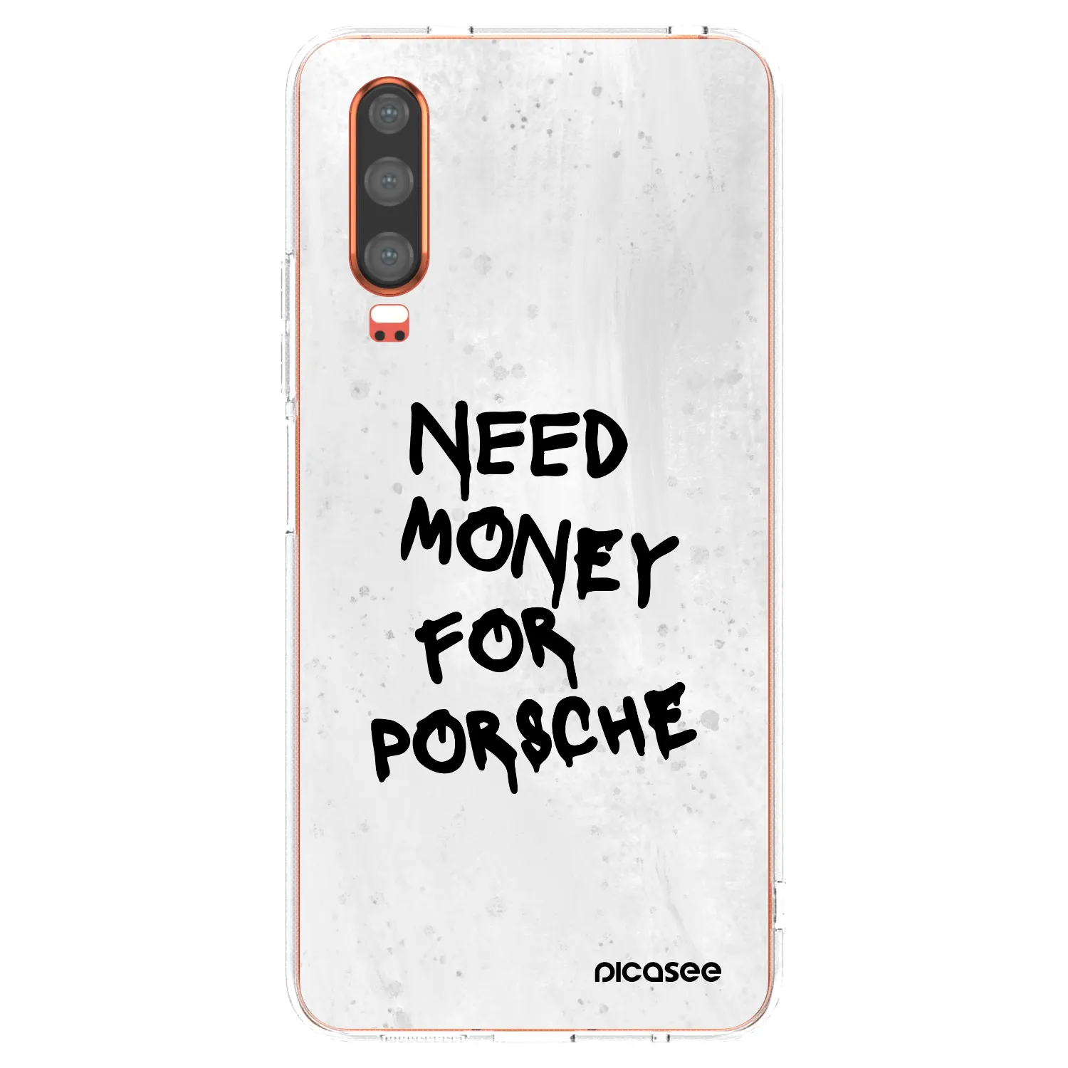 Picasee silikonski prozorni ovitek za Huawei P30 - White Dollar