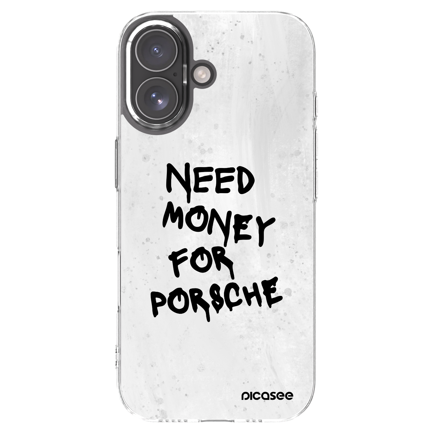 Picasee silikonski prozorni ovitek za Apple iPhone 17 - White Dollar