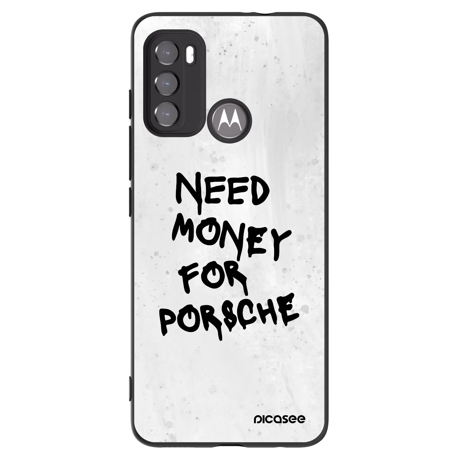 Picasee silikonski črni ovitek za Motorola Edge 60 5G - White Dollar