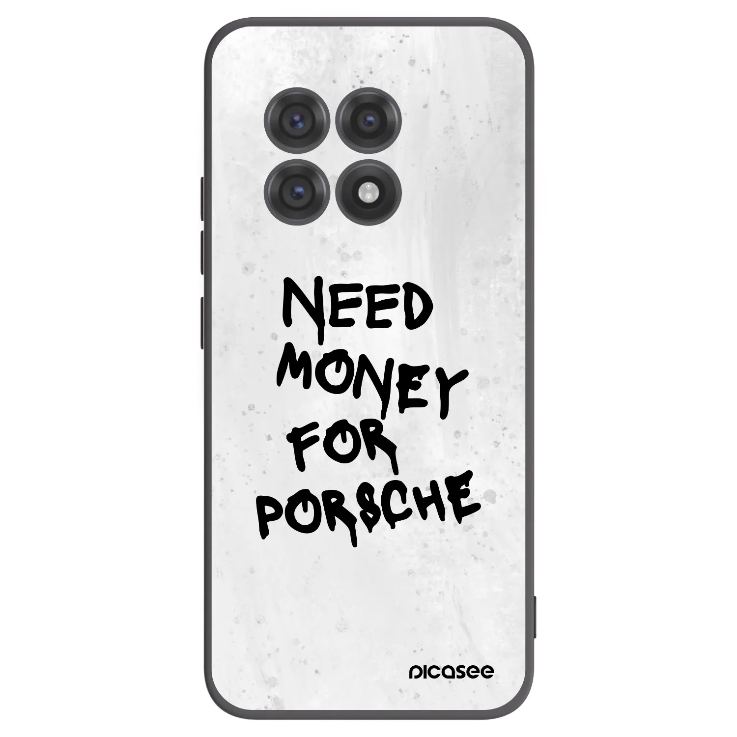 Picasee silikonski črni ovitek za OnePlus 13R 5G - White Dollar