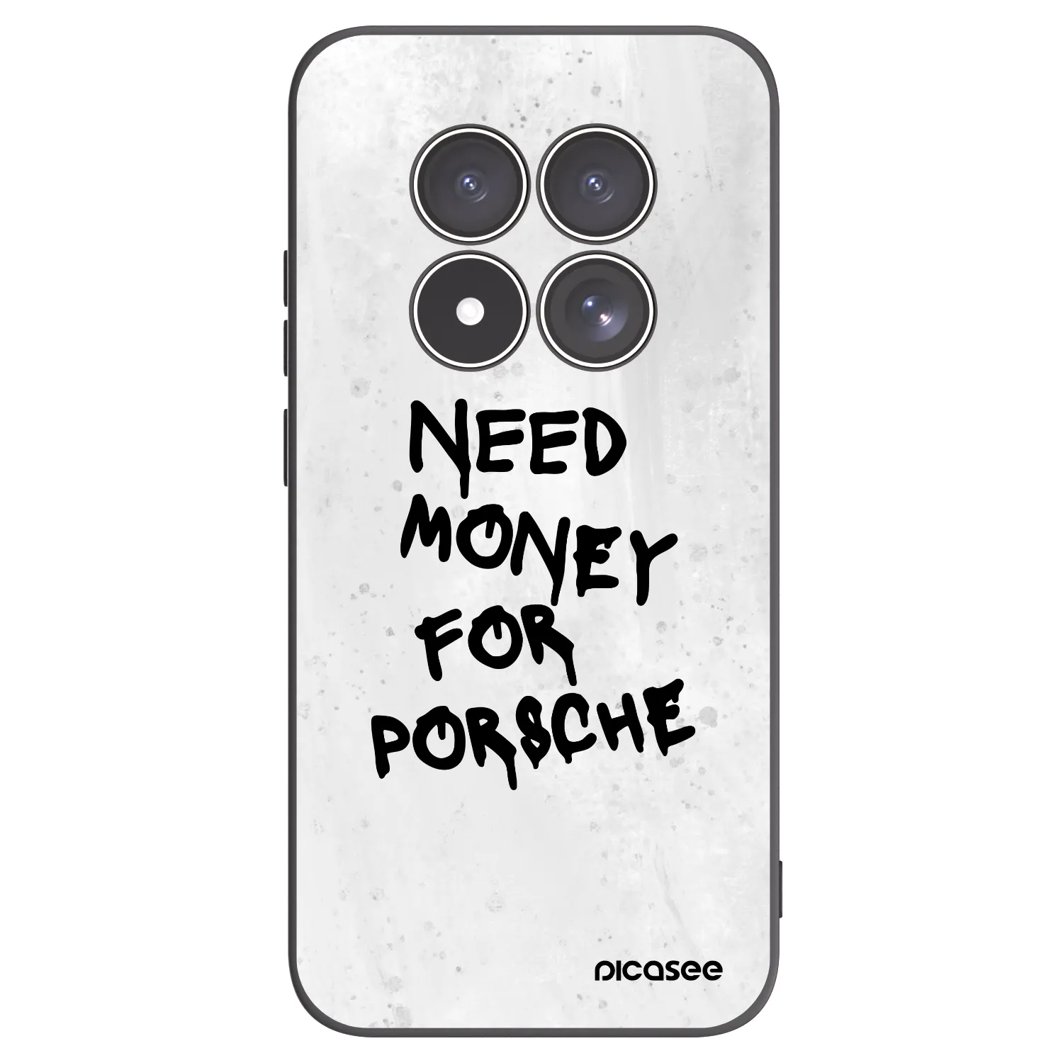 Picasee silikonski črni ovitek za Xiaomi Redmi Note 15 Pro 4G - White Dollar