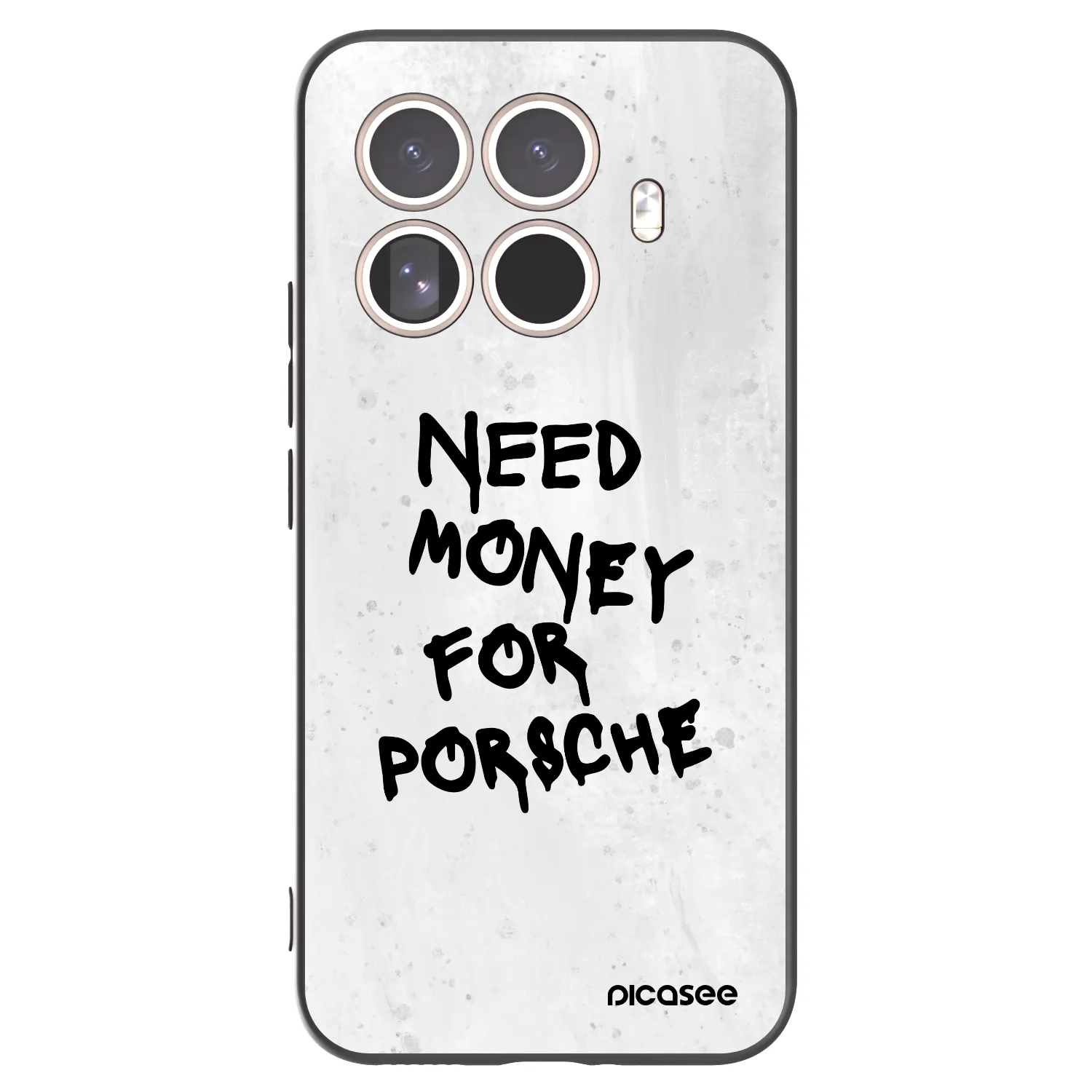 Picasee silikonski črni ovitek za Xiaomi 15T Pro - White Dollar