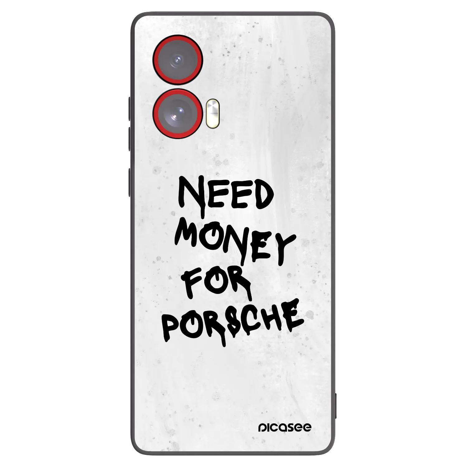 Picasee silikonski črni ovitek za Motorola Edge 50 Fusion - White Dollar