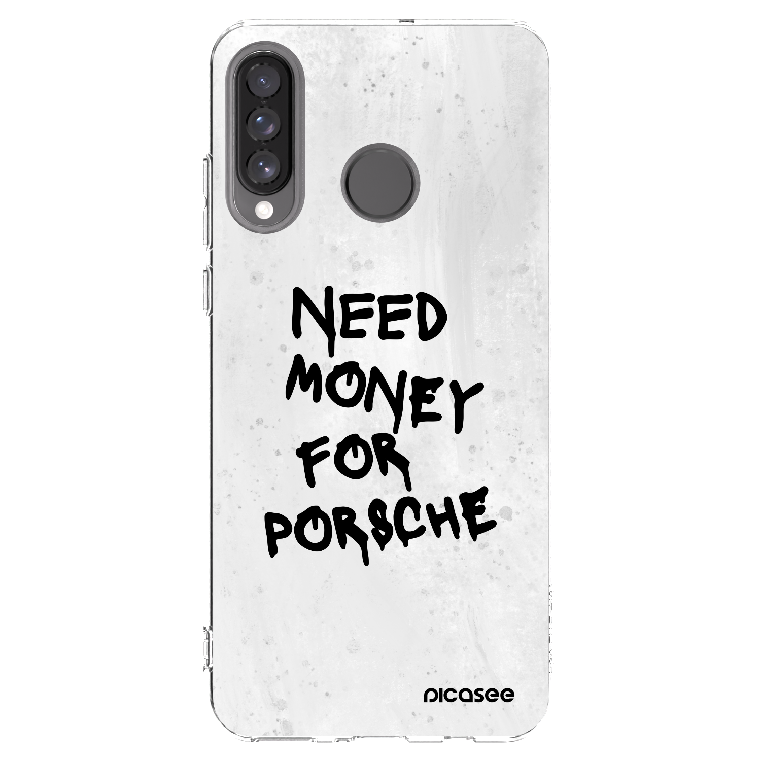 Picasee silikonski prozorni ovitek za Huawei P30 Lite - White Dollar