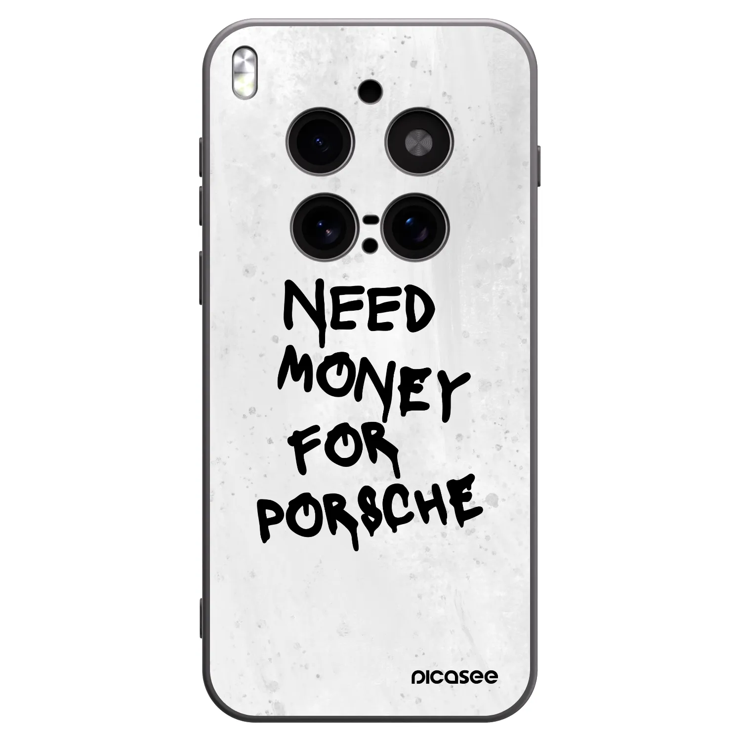 Picasee silikonski črni ovitek za Vivo X300 Pro - White Dollar